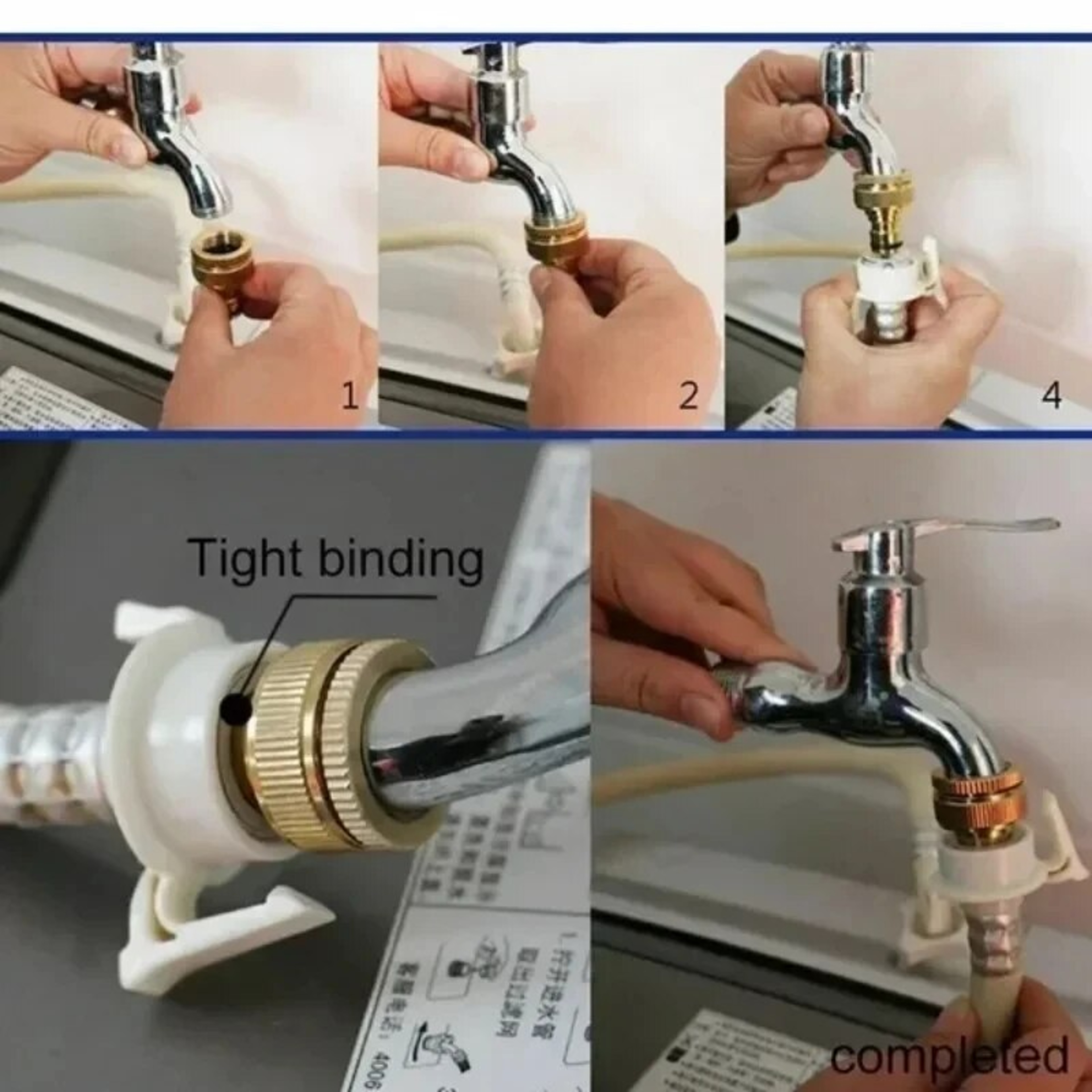 Universal Brass Faucet Adapter  Premium Watering Garden Hose Connector For Mixer Tap Basin  Faucet 2