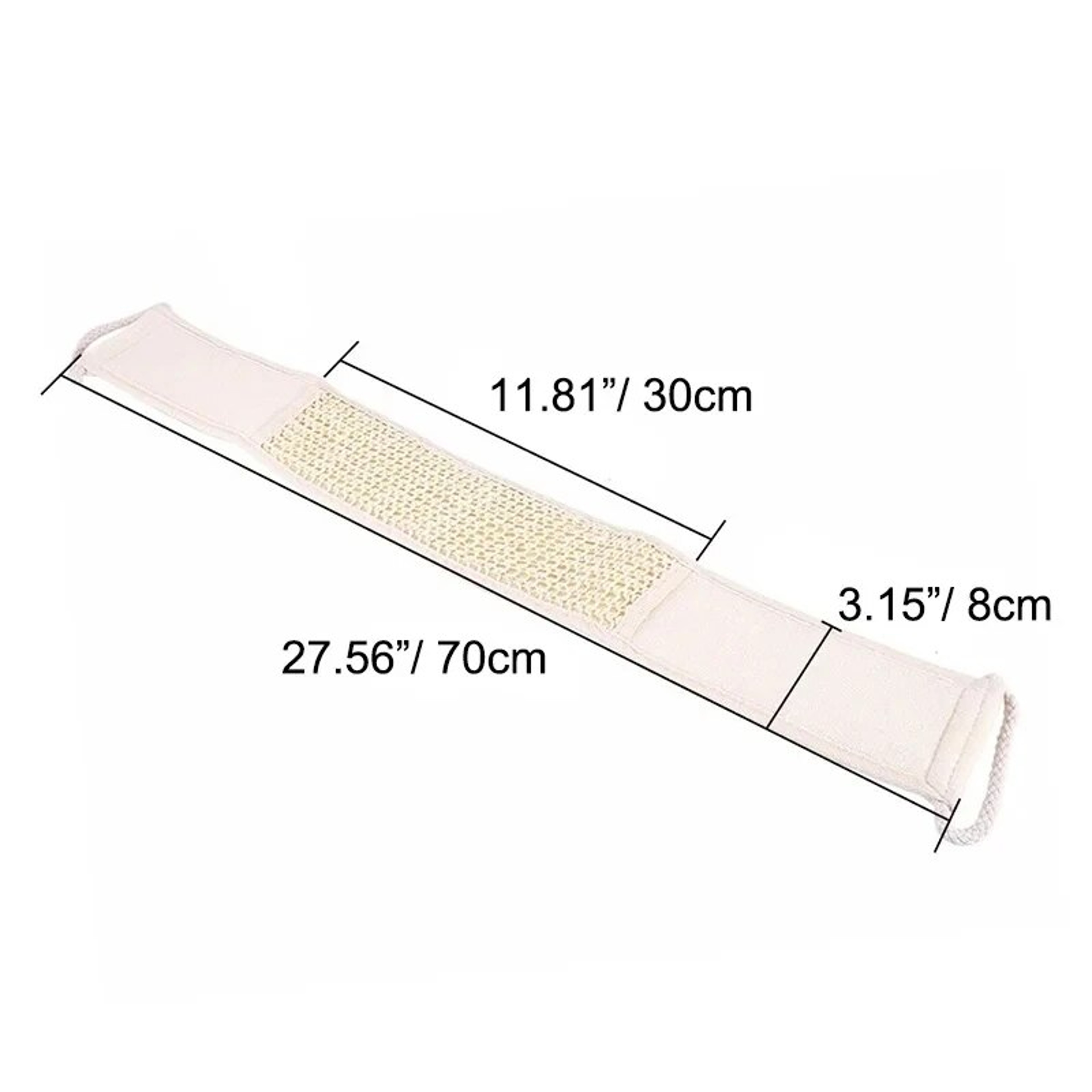 Natural Soft Exfoliating Loofah Body Scrubber  Unisex Bath  Shower Massage Back Strap For Skin Heal 4
