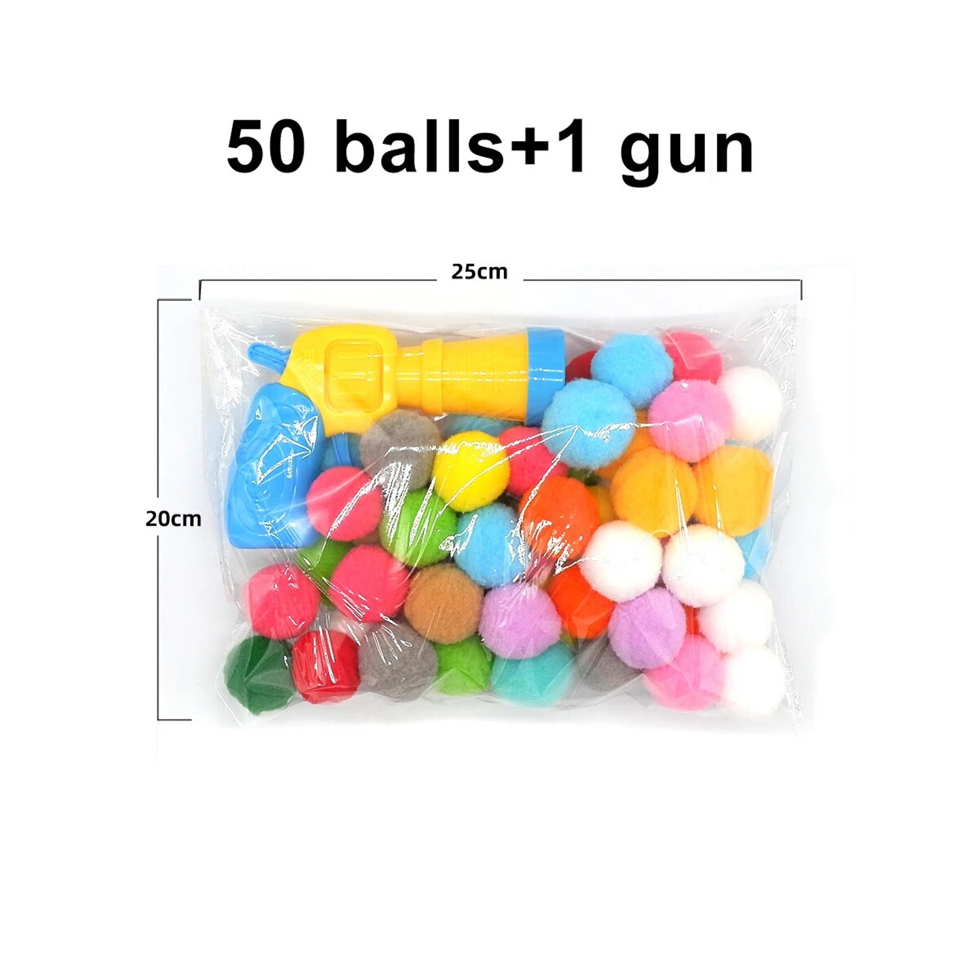 Interactive Cat Toy Gun With Plush Ball  Silent Shooting Game For Pets 5