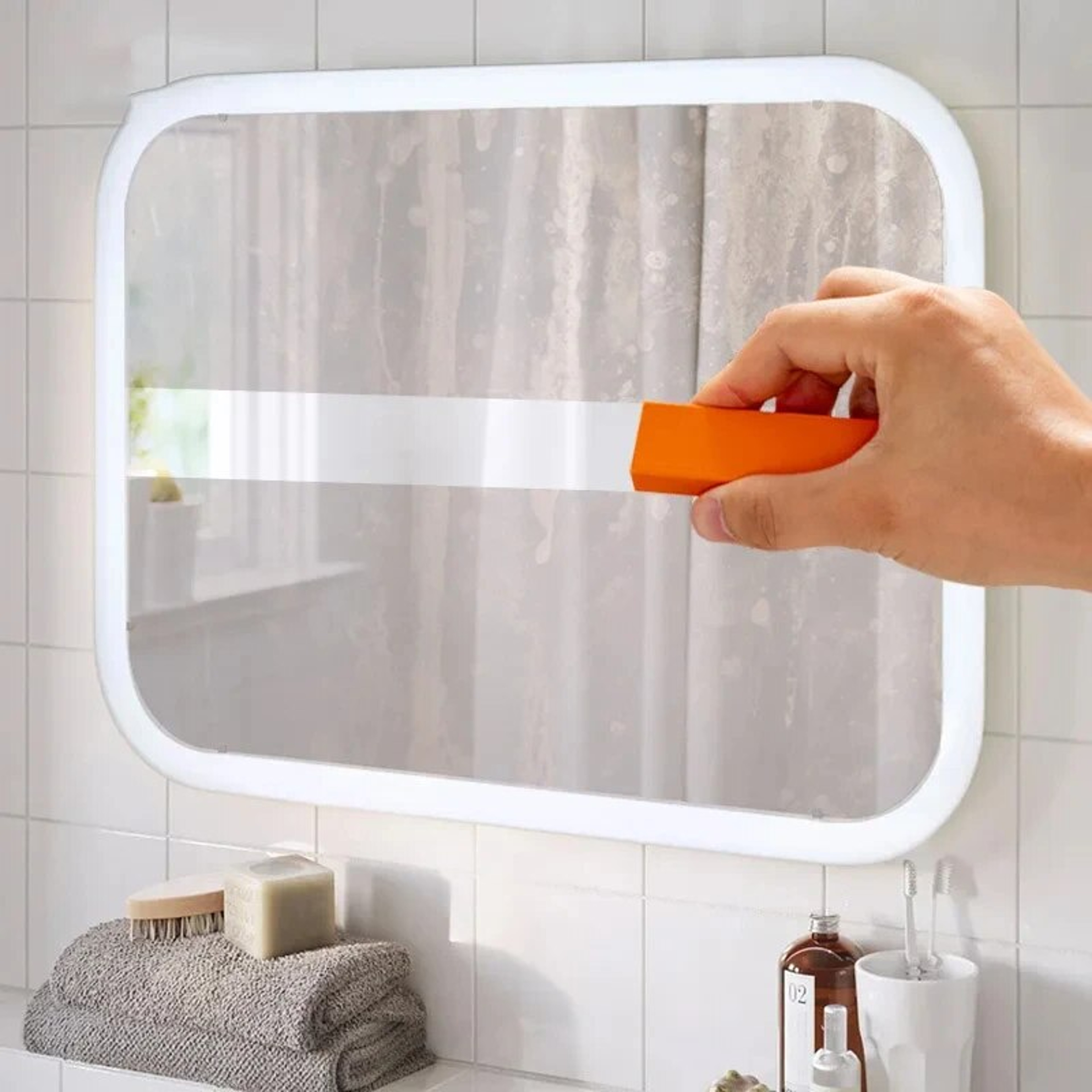 Easy Limescale Eraser Rubber  Efficient Kitchen  Bathroom Rust  Stain Remover 2