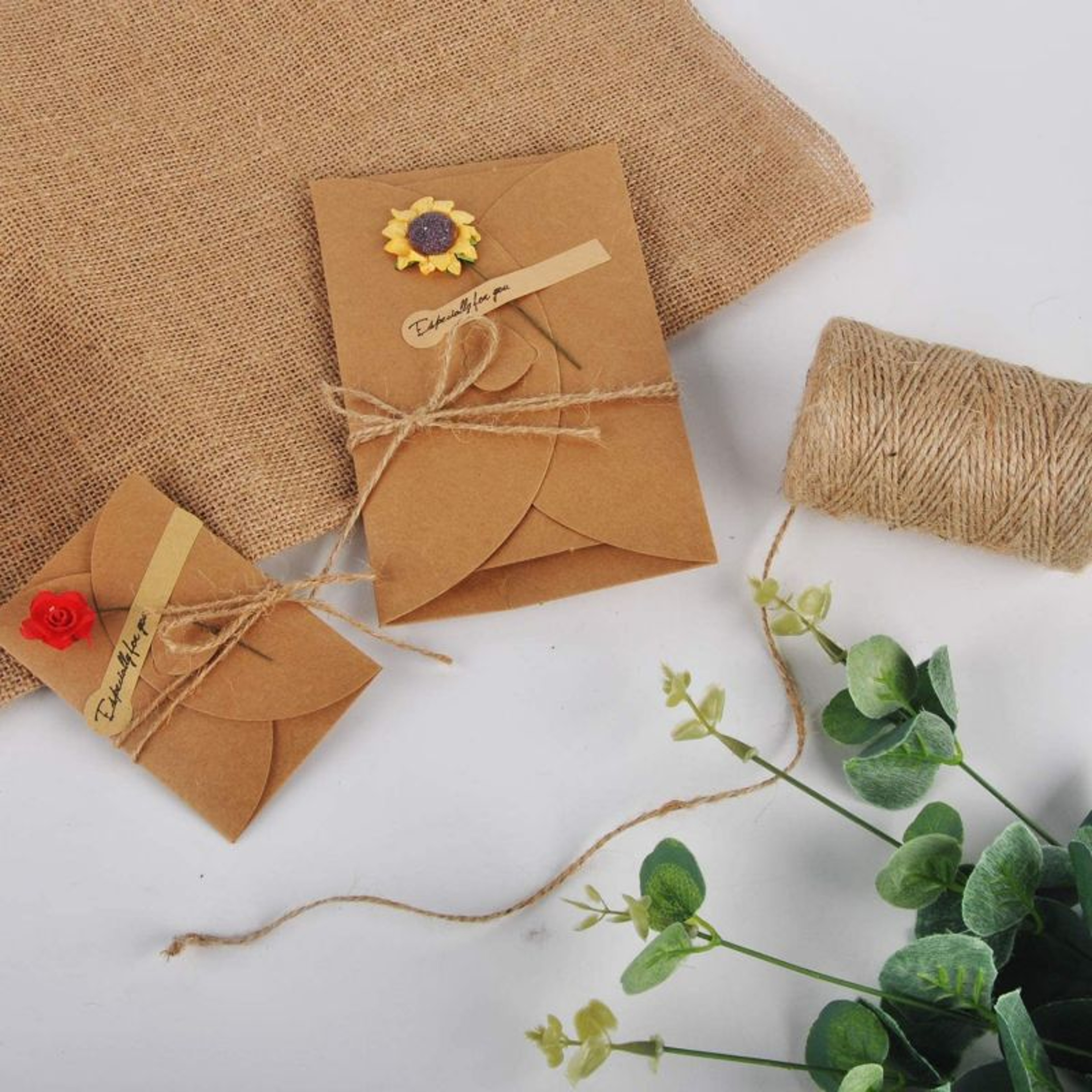 Natural Jute Craft Rope  Durable Jute Twine String  Hemp Cord For DIY Project 3