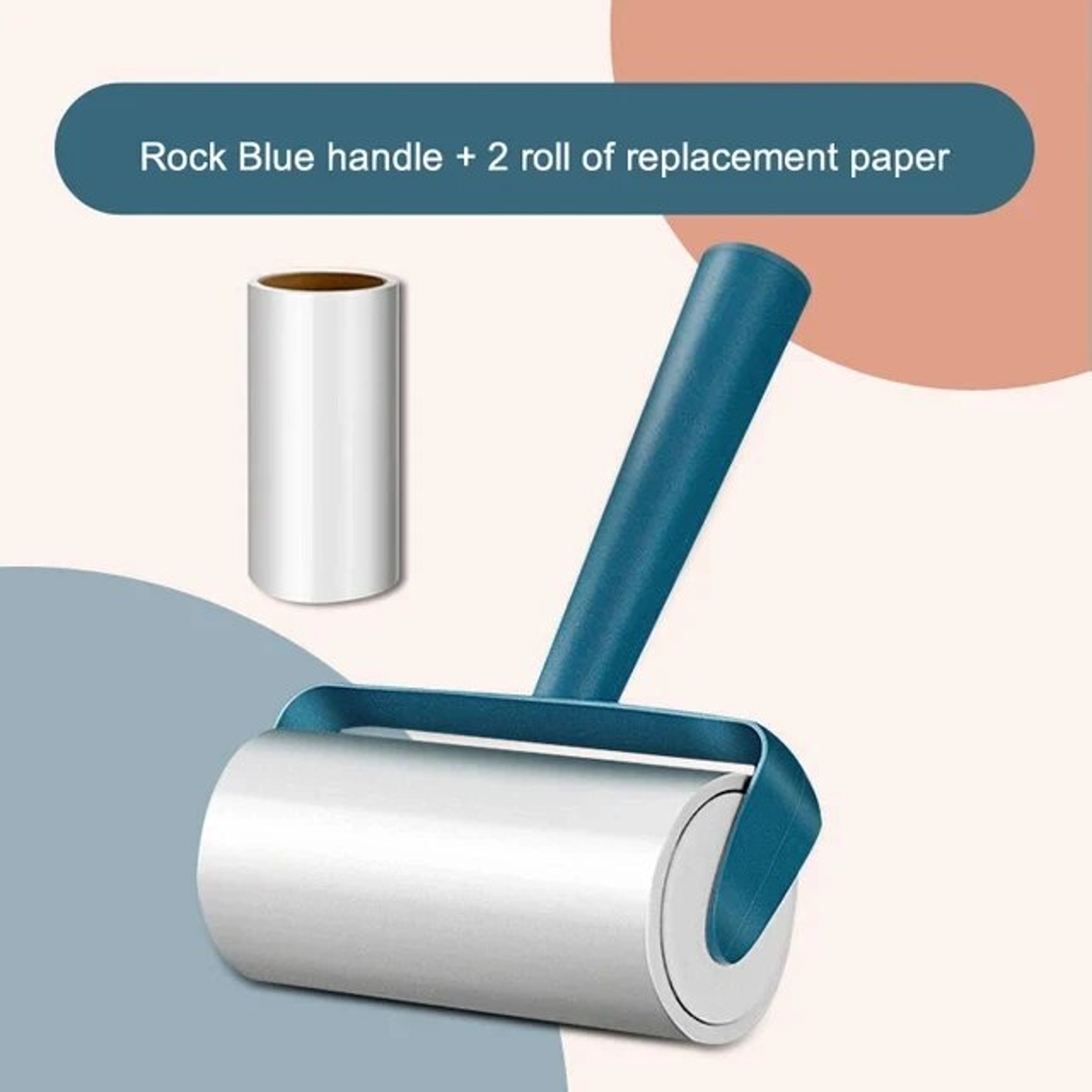 Effortless Pet Hair Remover Roller Brush  Tearable Sticky Paper Cleaning Tool For Clothes Furniture 5