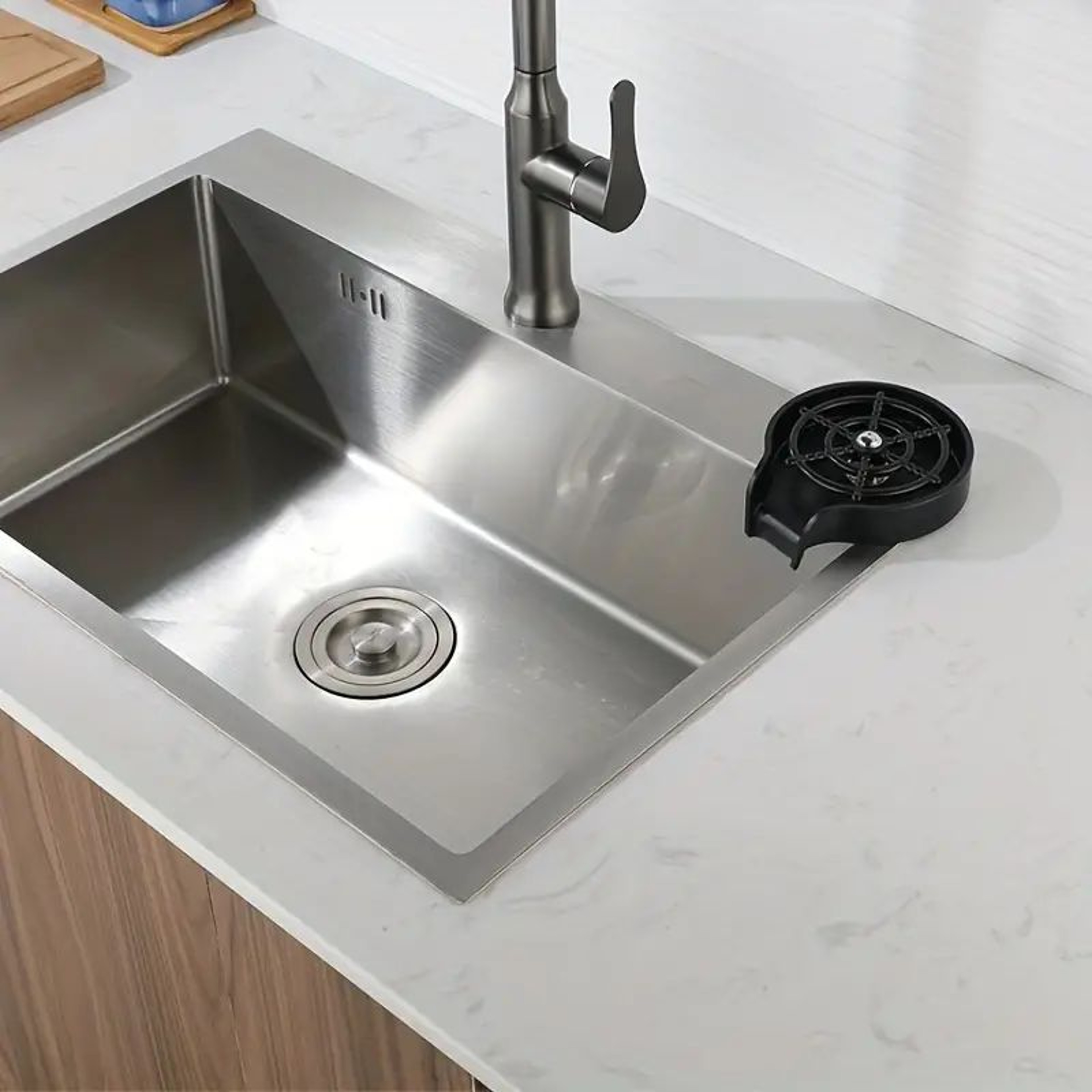 Automatic Cup Washer  High Pressure Glass Cleaner For Kitchen Sink Beer Milk Tea Cups 4