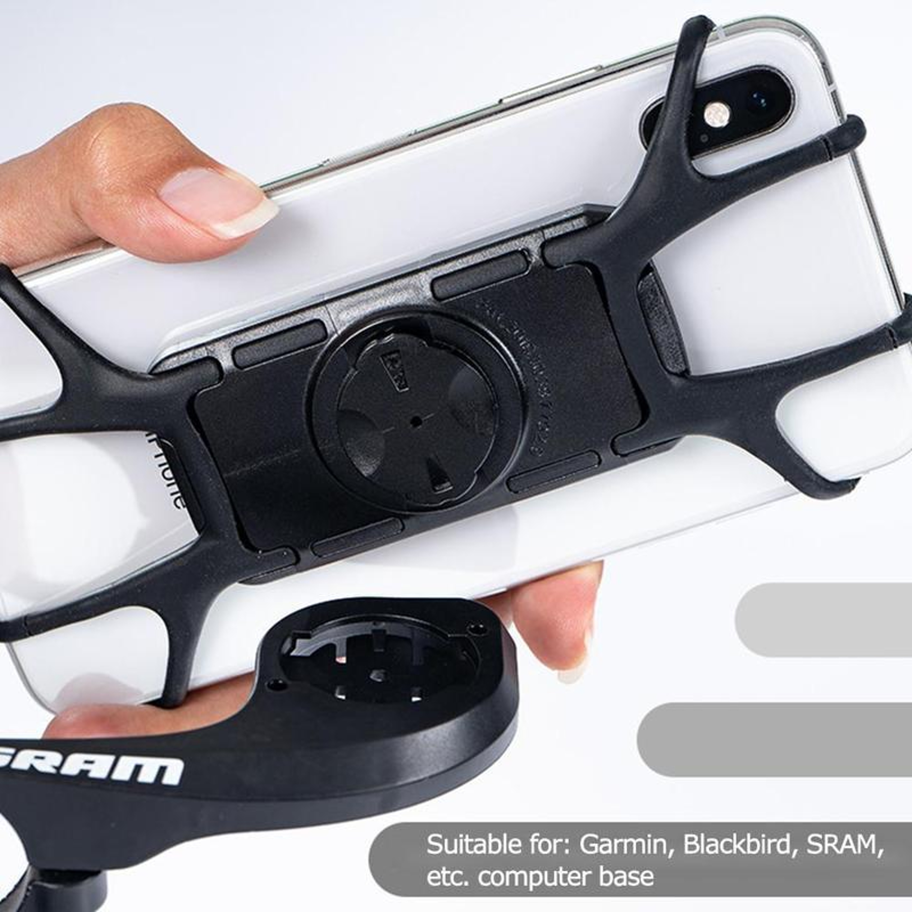 Silicone Phone Holder For Sram Garmin Bike  Shockproof Motorcycle Mount Durable Phone Bracket 0