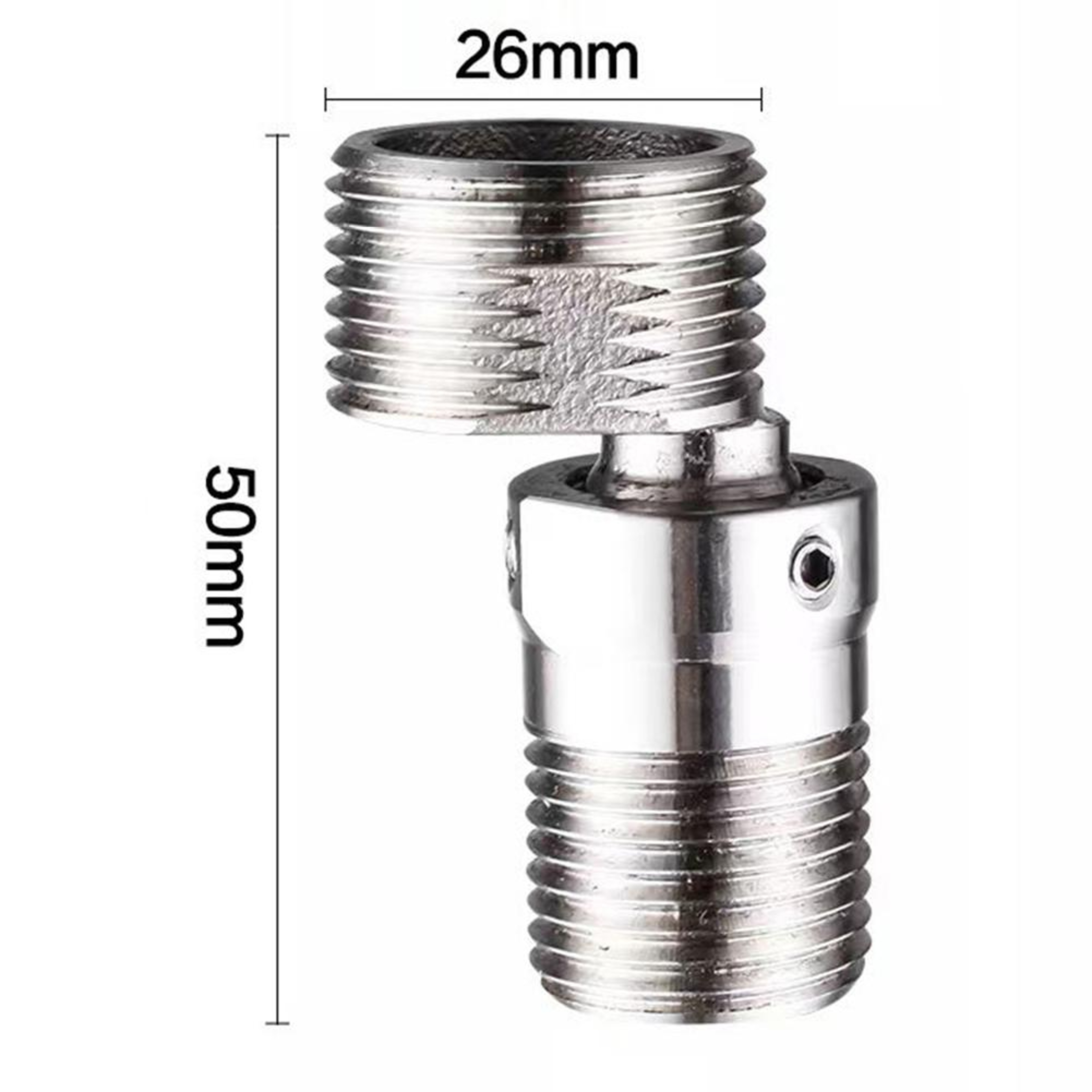 Professional Adjustable Faucet Adapter For Kitchen  Bathroom  Stainless Steel Angled Faucet Connect 4