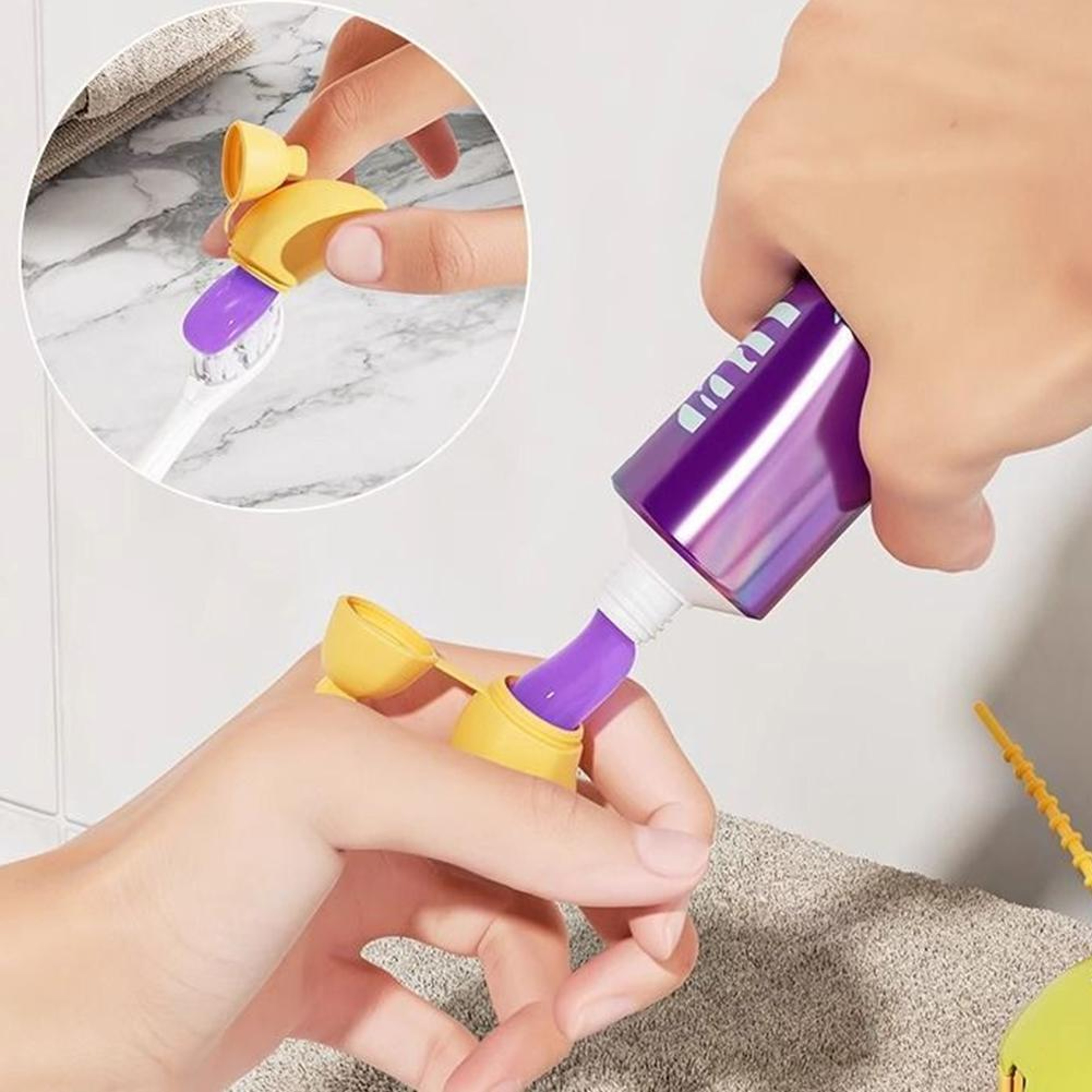 Portable Travel Toothbrush Cover With Toothpaste Storage Case Banana Shaped Toothbrush Protector  B 2