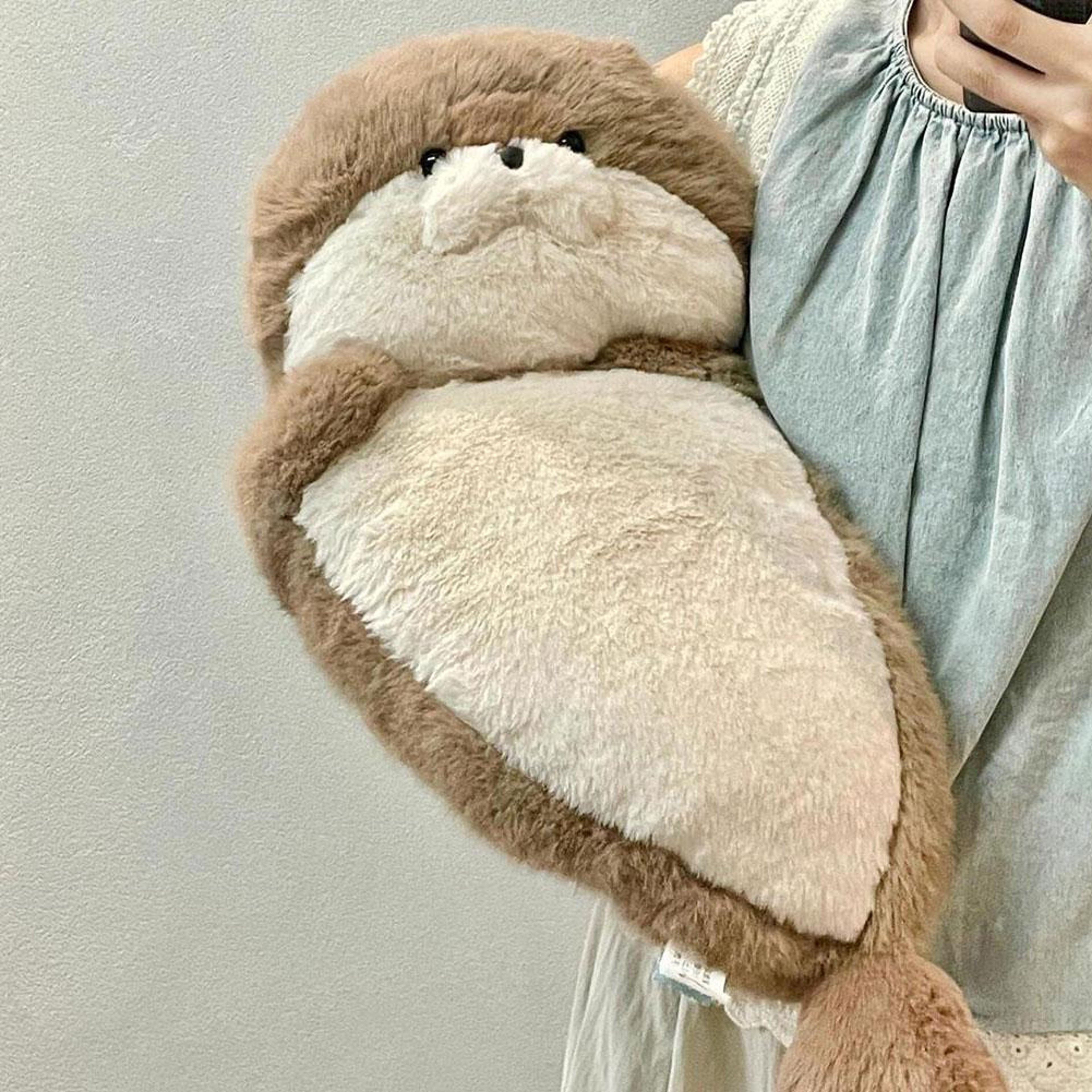 Soft Plush Sea Otter Toy Pillow  Lifelike Marine Life Stuffed Seal Doll For Cuddles And Birthday Gi 4