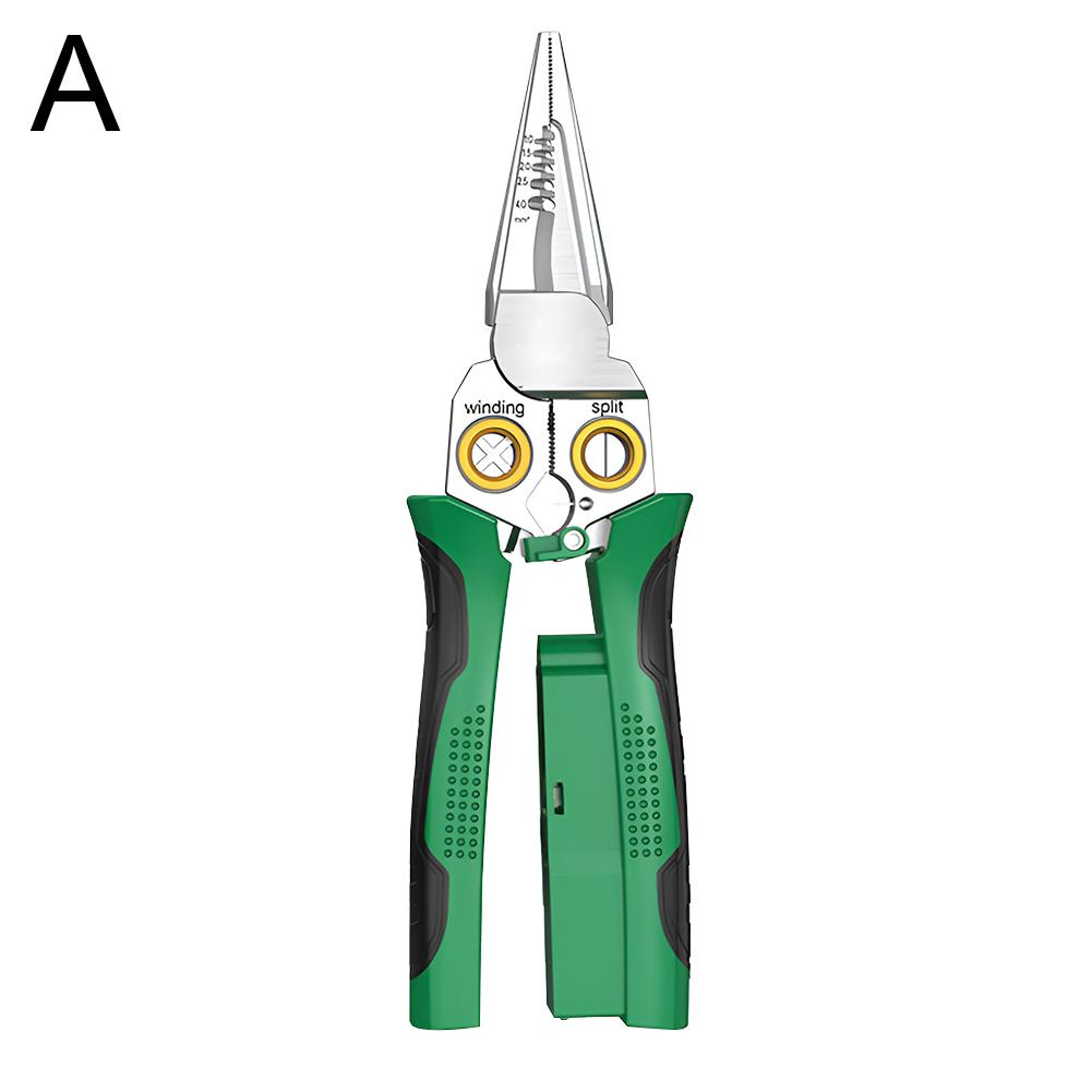 MultiFunction Wire Stripping Pliers For Electricians  Stainless Steel Cable Cutter Stripper And Win 4