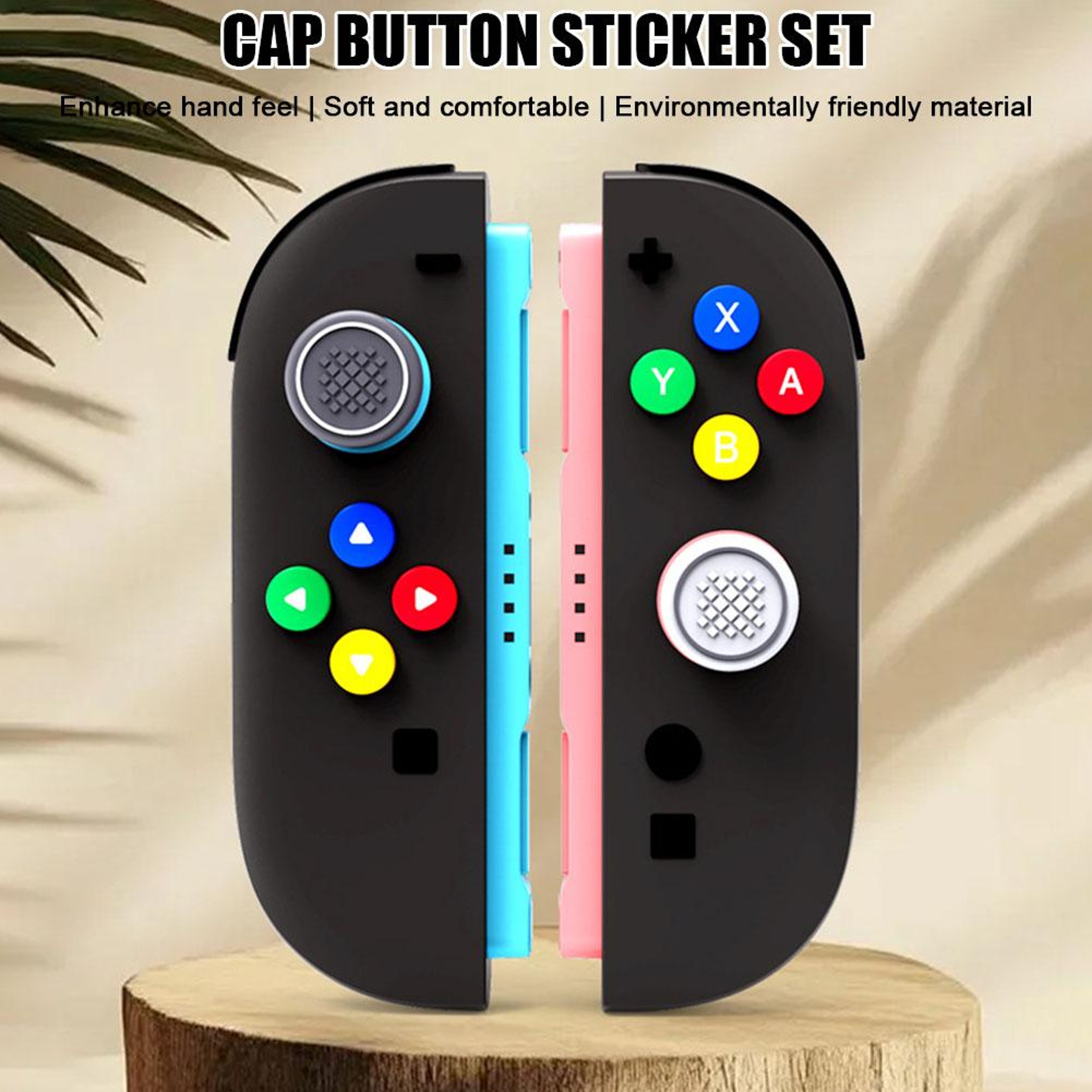 Colorful Silicone Thumb Button Caps For Switch Joysticks  Customizable  Comfortable Controller Acce 1