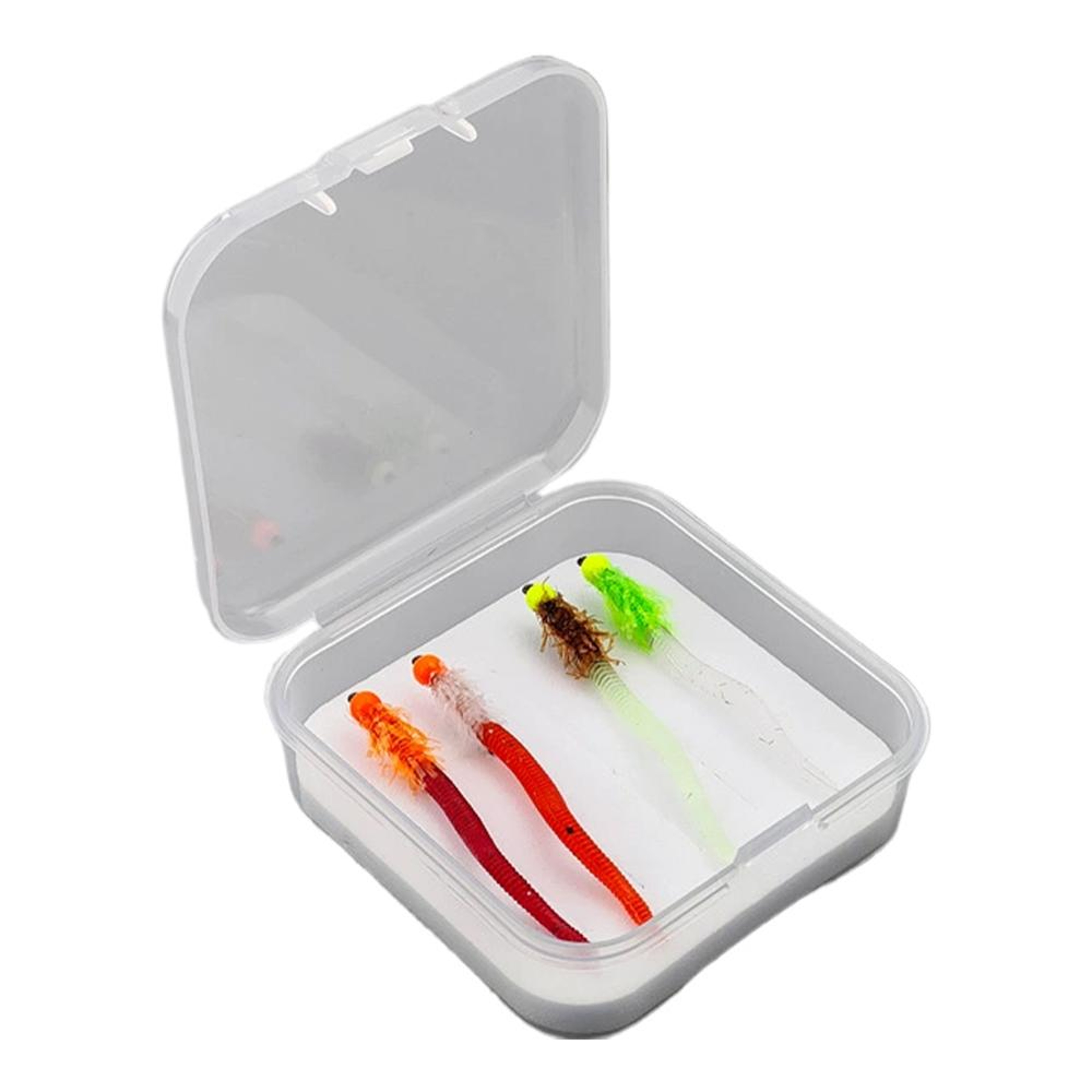Luminous Soft Worm Fishing Lures  Glowing Simulated Earthworms For Rainbow Trout Catfish And Fly Fi 0