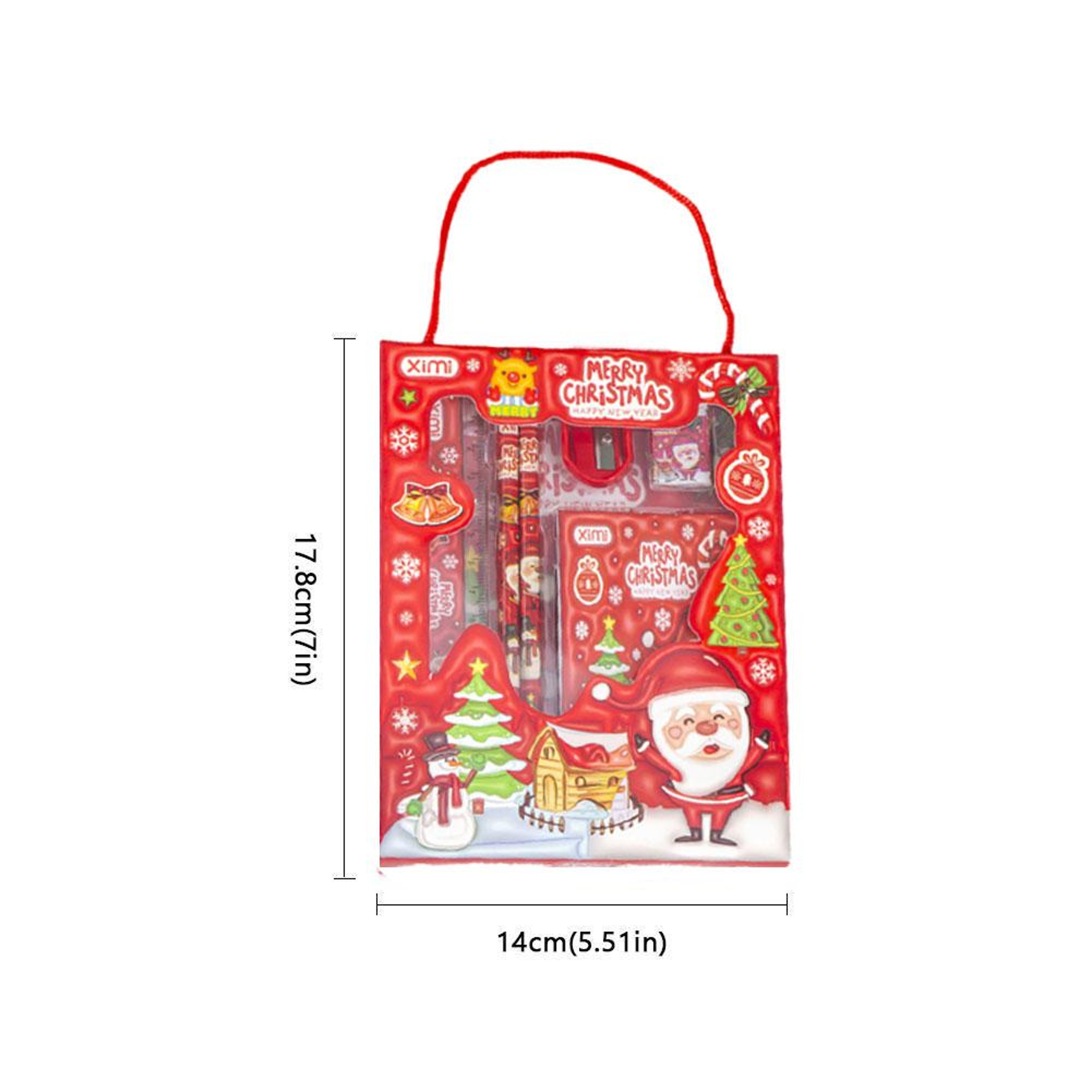 Cartoon Kids Stationery Set With Pencil Case Pencils And Erasers  Perfect School Supplies Gift Box 4