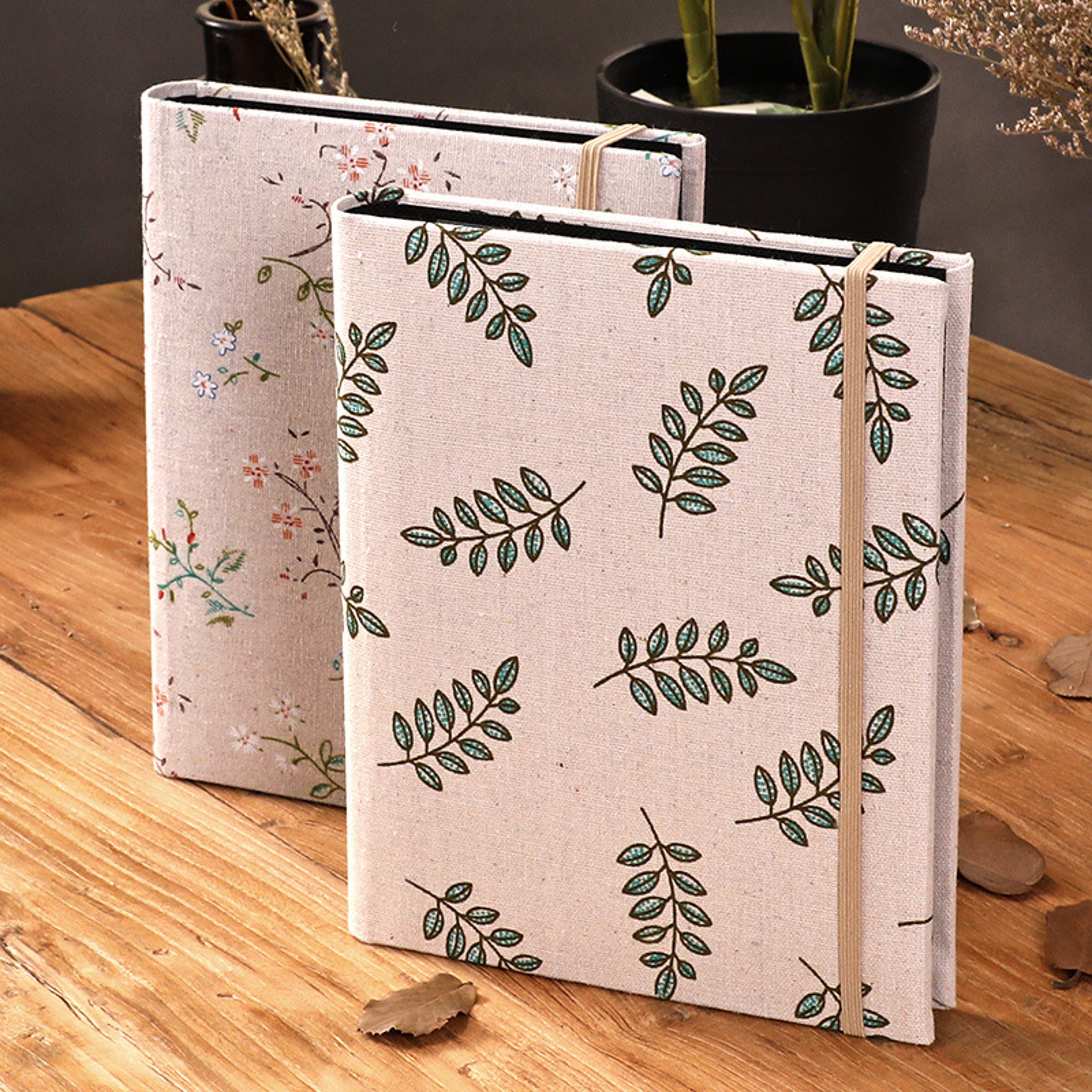 Linen Cover Photo Album  Creative Scrapbooking  Family Memory Storage 0