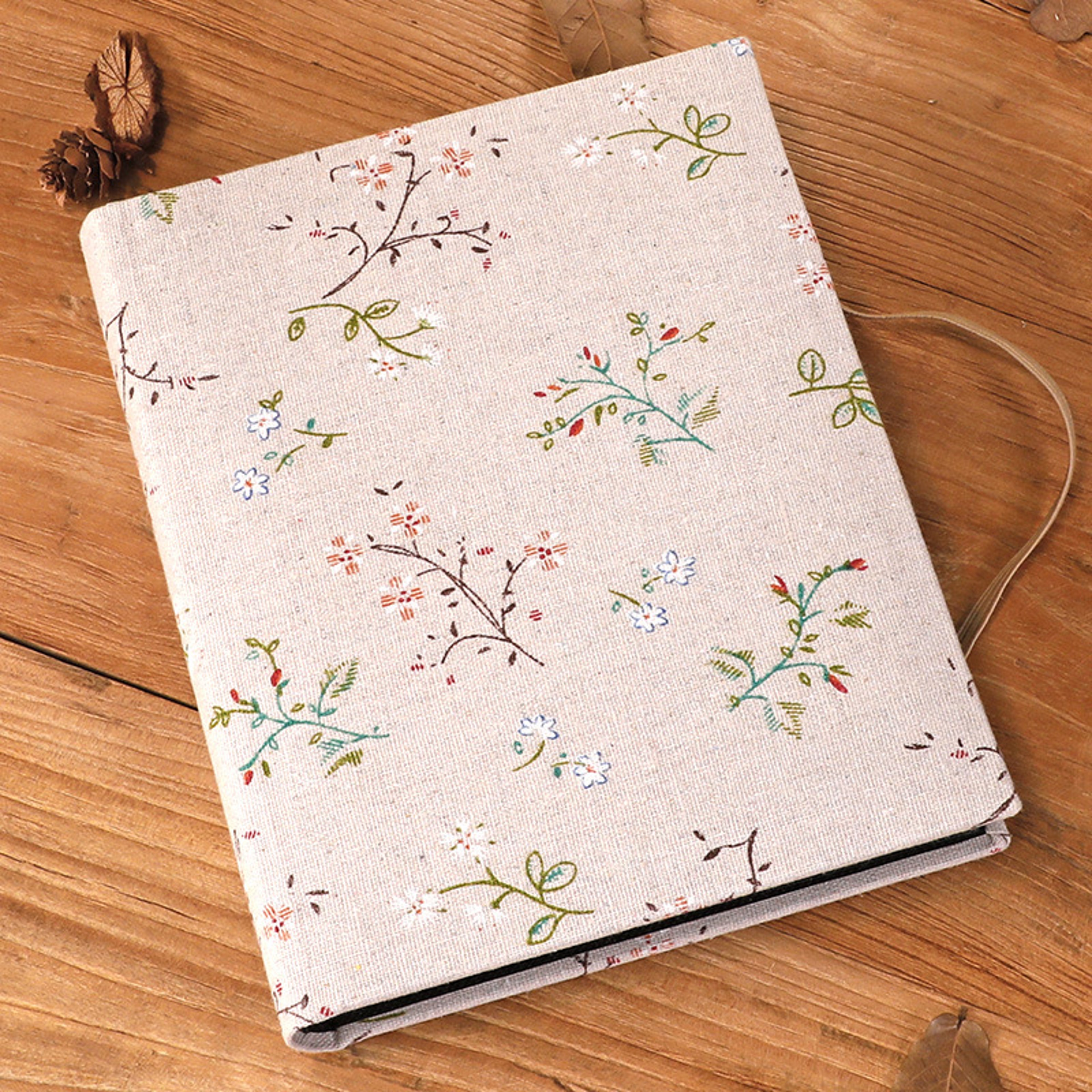 Linen Cover Photo Album  Creative Scrapbooking  Family Memory Storage 5