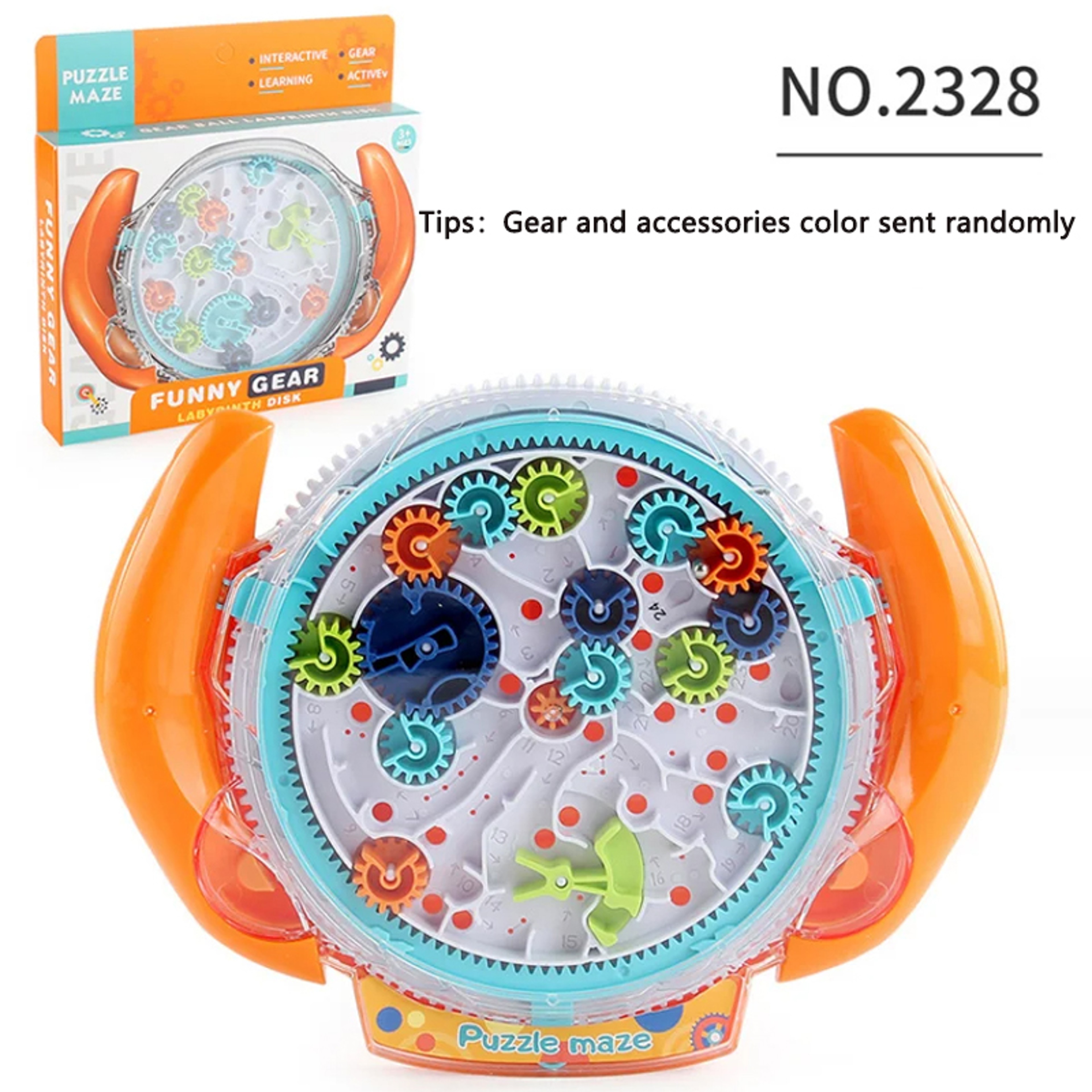 Creative Transparent Puzzle Maze Speed Cube For Kids  Stress Reliever Rolling Ball Maze Toy 3