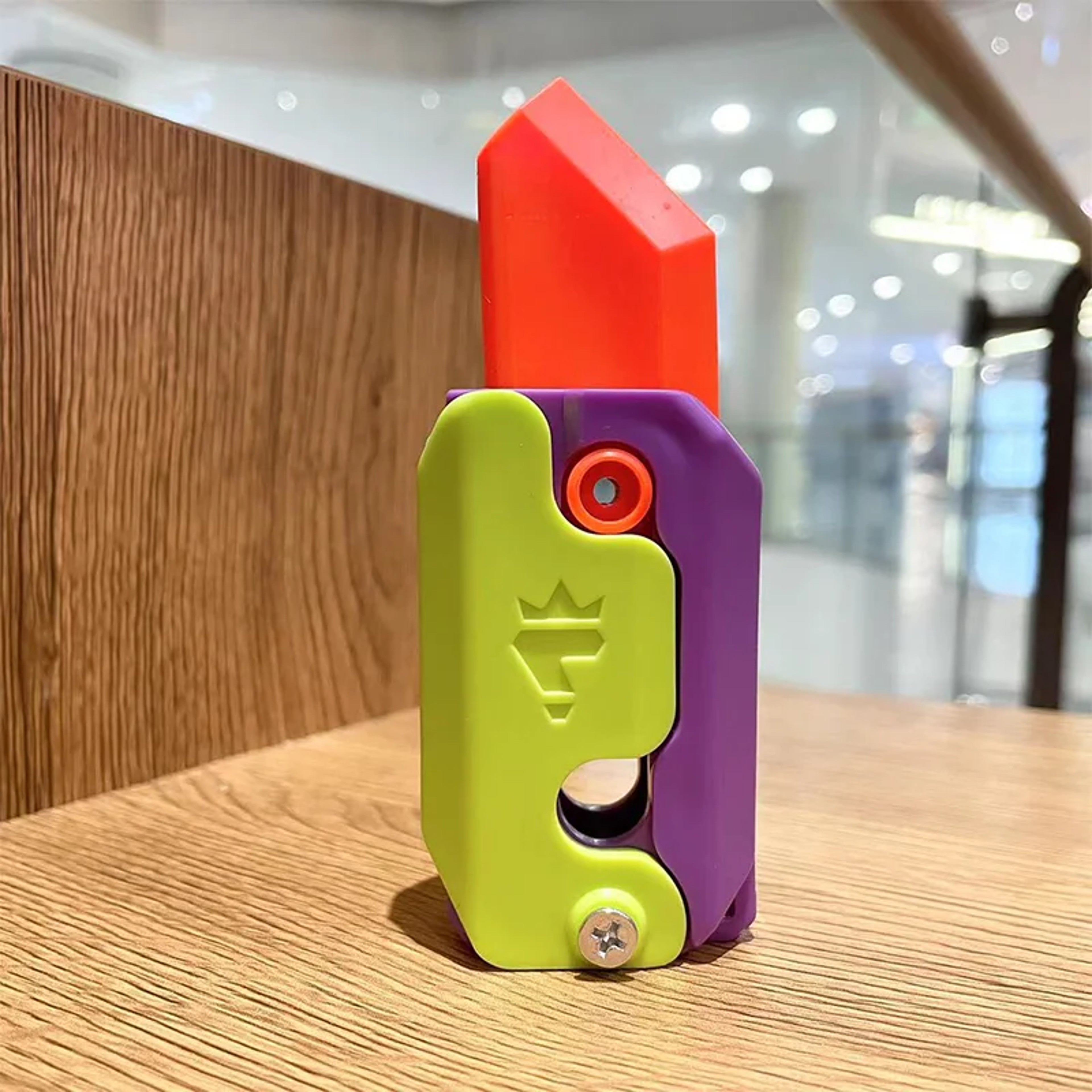 Mini Fidget Knife Toy  Stress Relief Decompression Toy For Adults  Kids  Fun Portable Jumping Small 7