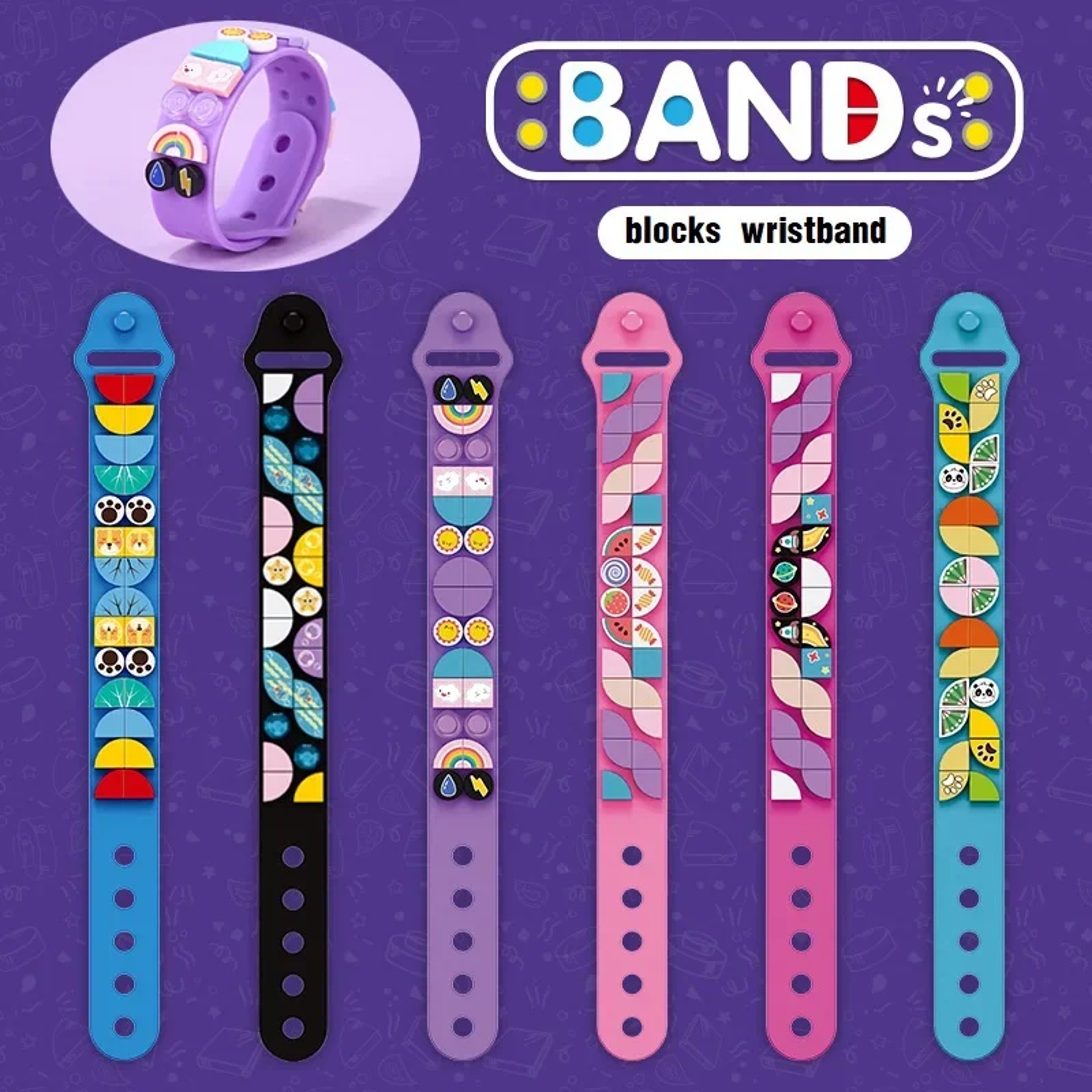 DIY Kids Silicone Bracelet Kit  Creative Friendship Bracelet Making Set For Birthday Gifts 0