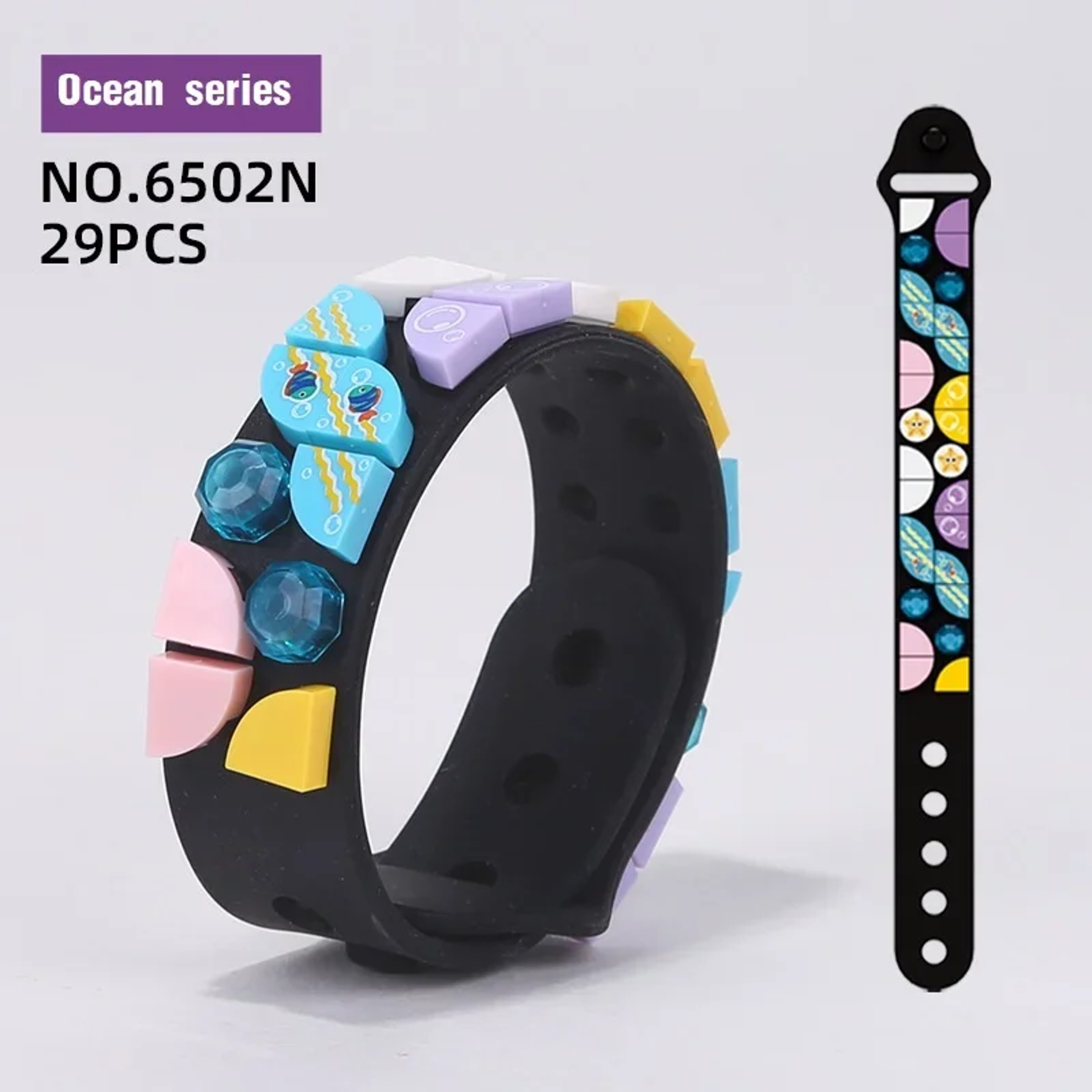 DIY Kids Silicone Bracelet Kit  Creative Friendship Bracelet Making Set For Birthday Gifts 5