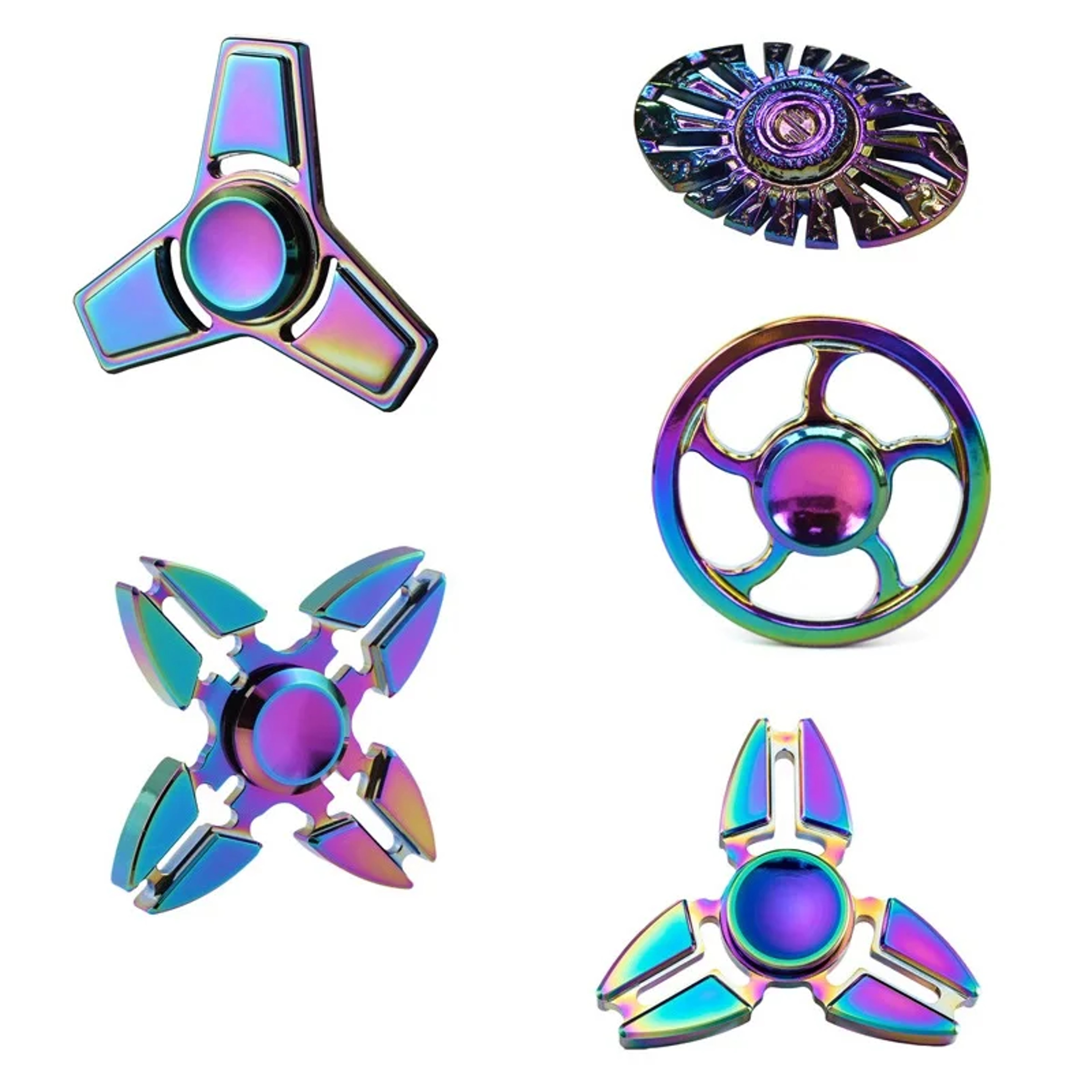 Metal Fidget Spinner Toy  AntiStress Alloy Finger Gyro For Adults  Fingertip Spinner 2