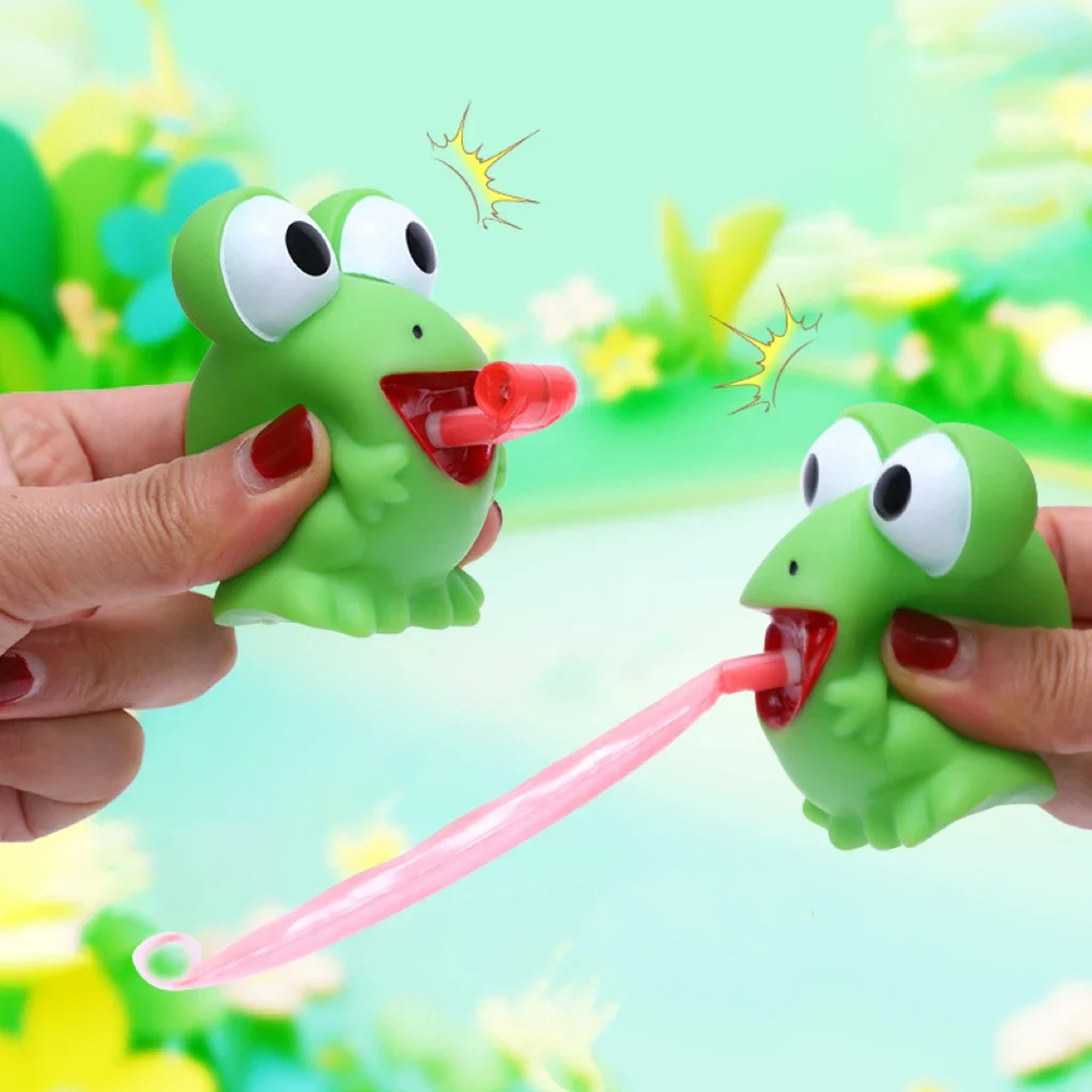 Creative Fidget Toy  Stress Relief Frog Dinosaur Pinch Toy For Kids 0