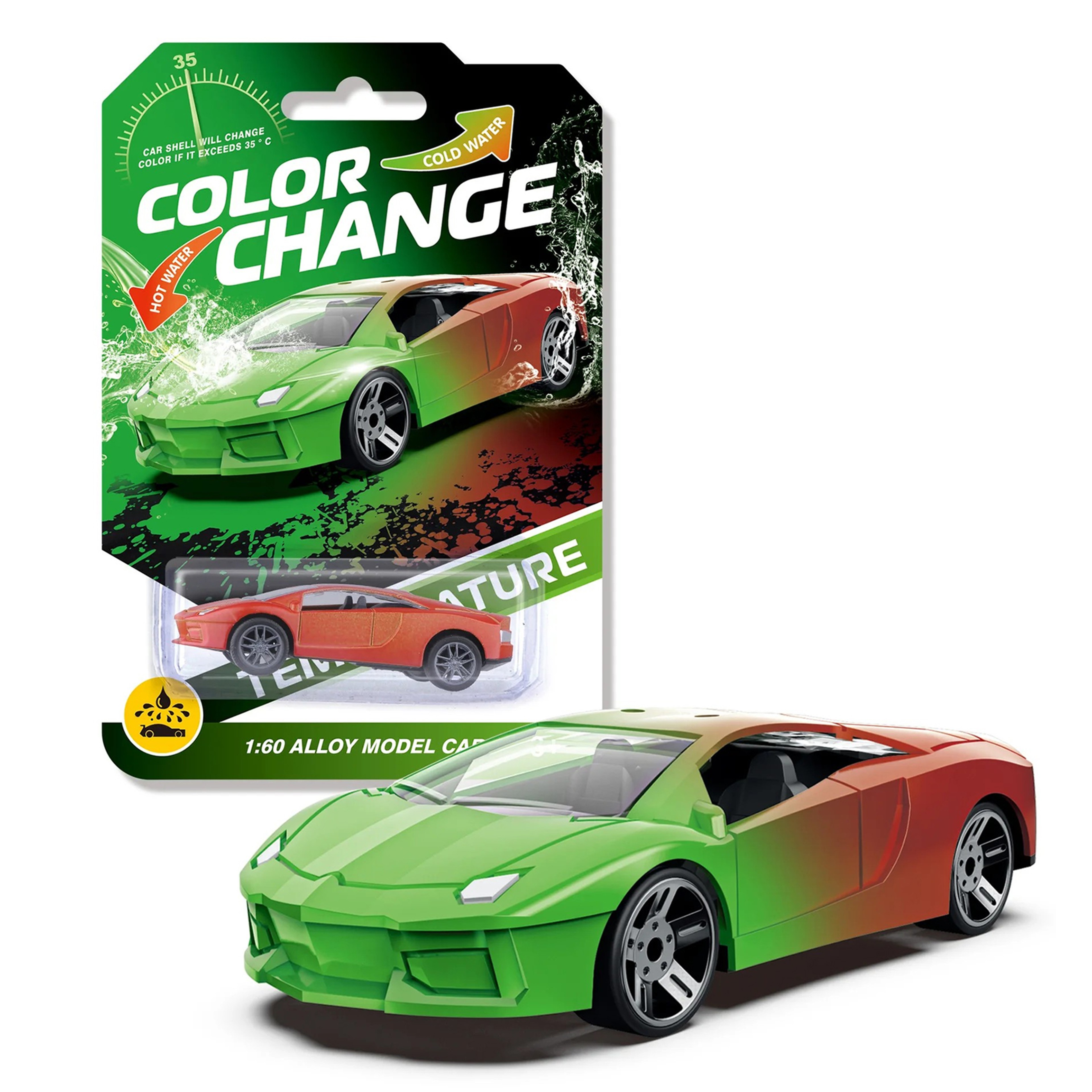 Color Changing Magic Mini Car  Pull Back Alloy Racing Car For Kids  Birthday Gift 1