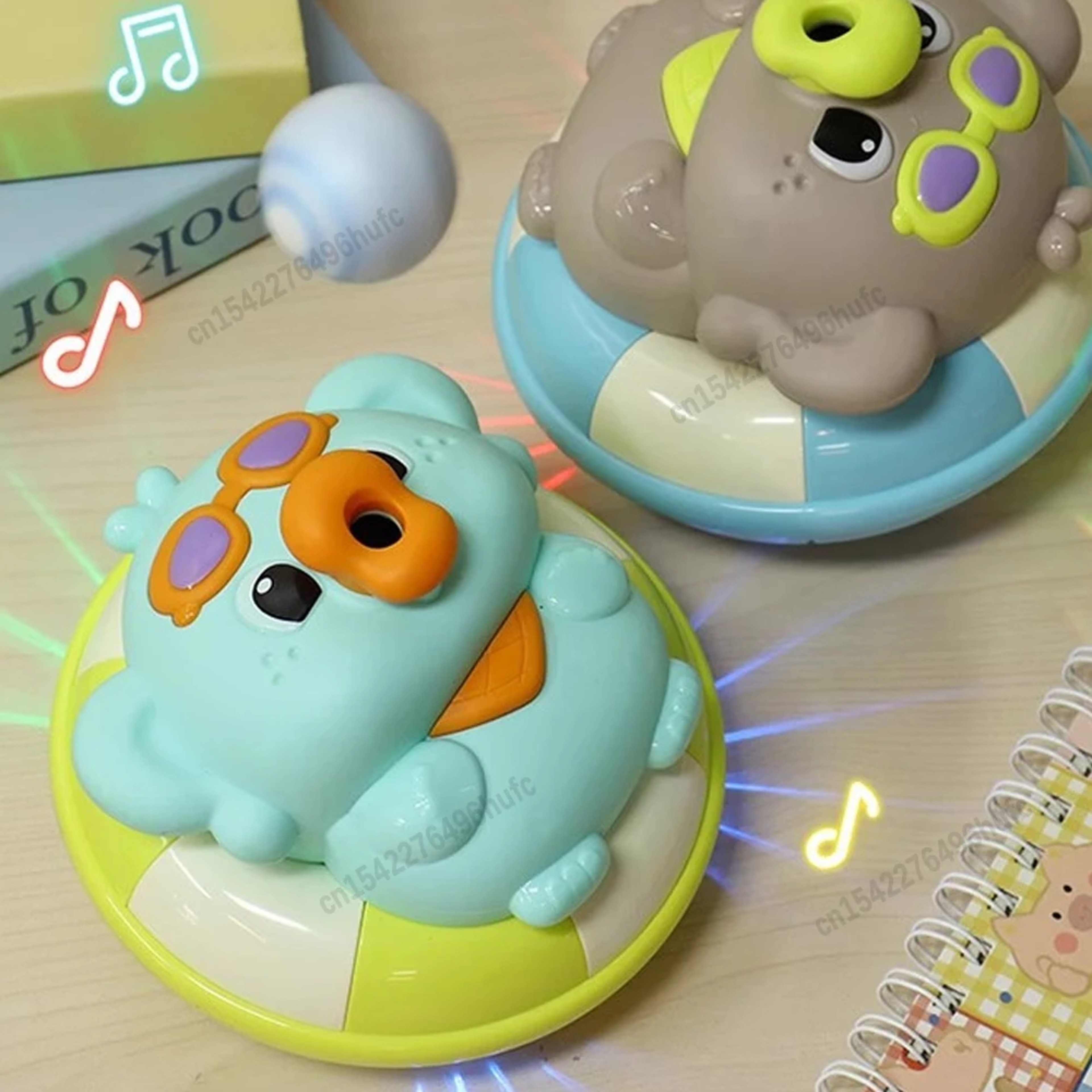 Fun Electric Elephant Sliding Car With Obstacle Avoidance Music And Light  Interactive Toy For Kids 1