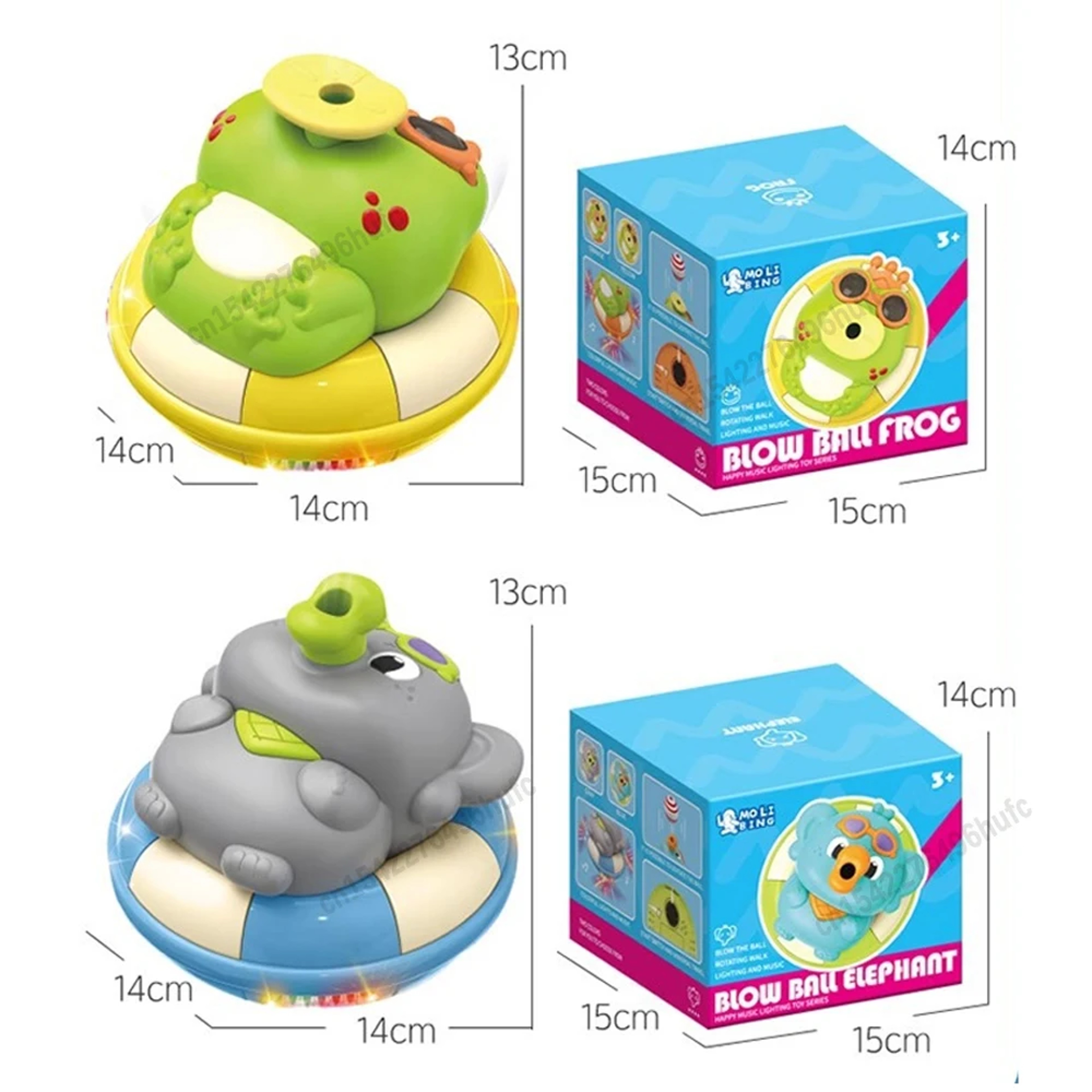 Fun Electric Elephant Sliding Car With Obstacle Avoidance Music And Light  Interactive Toy For Kids 4