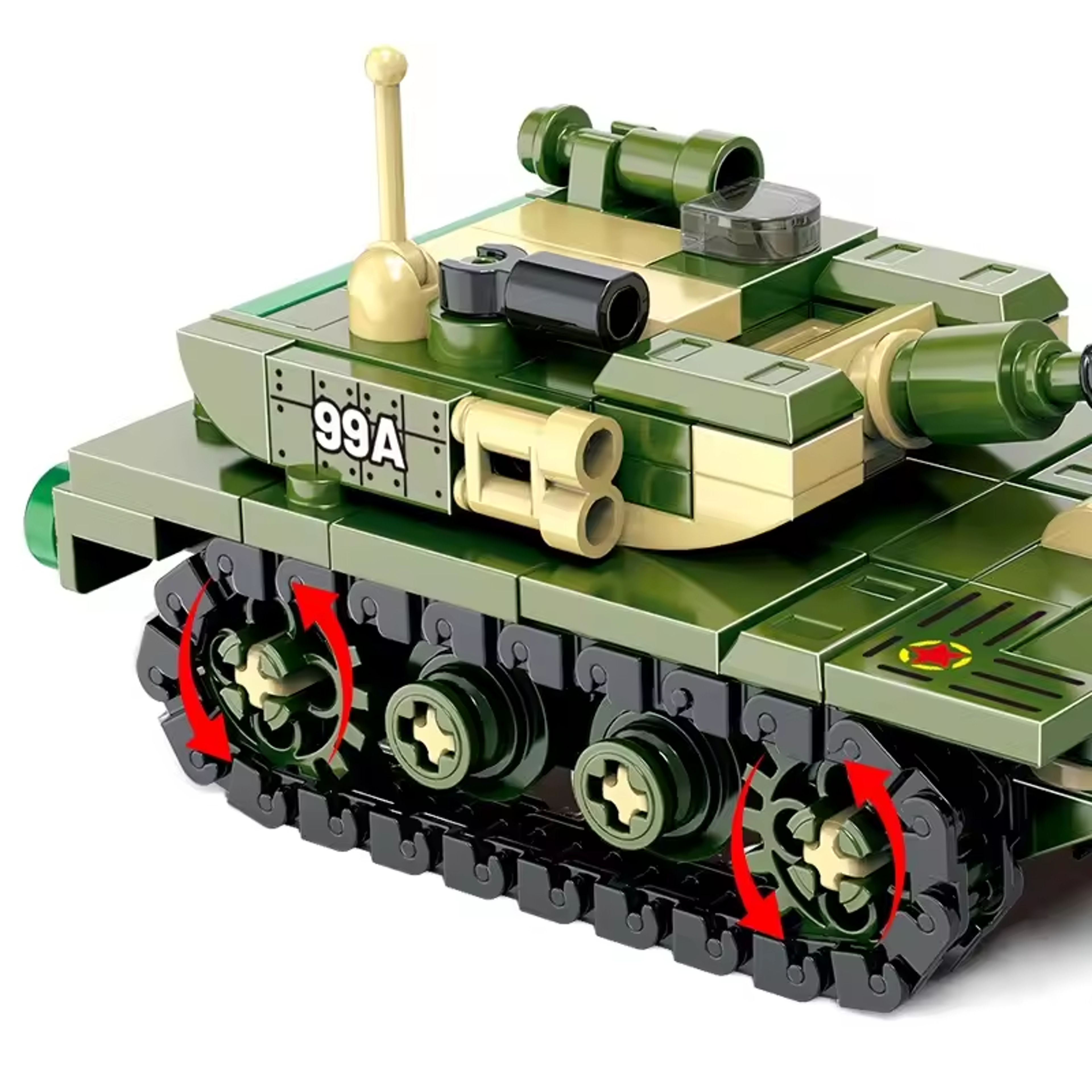 King Tiger Tank Military Building Blocks Set  WWII Heavy Tank DIY Model For Kids And Collectors 1
