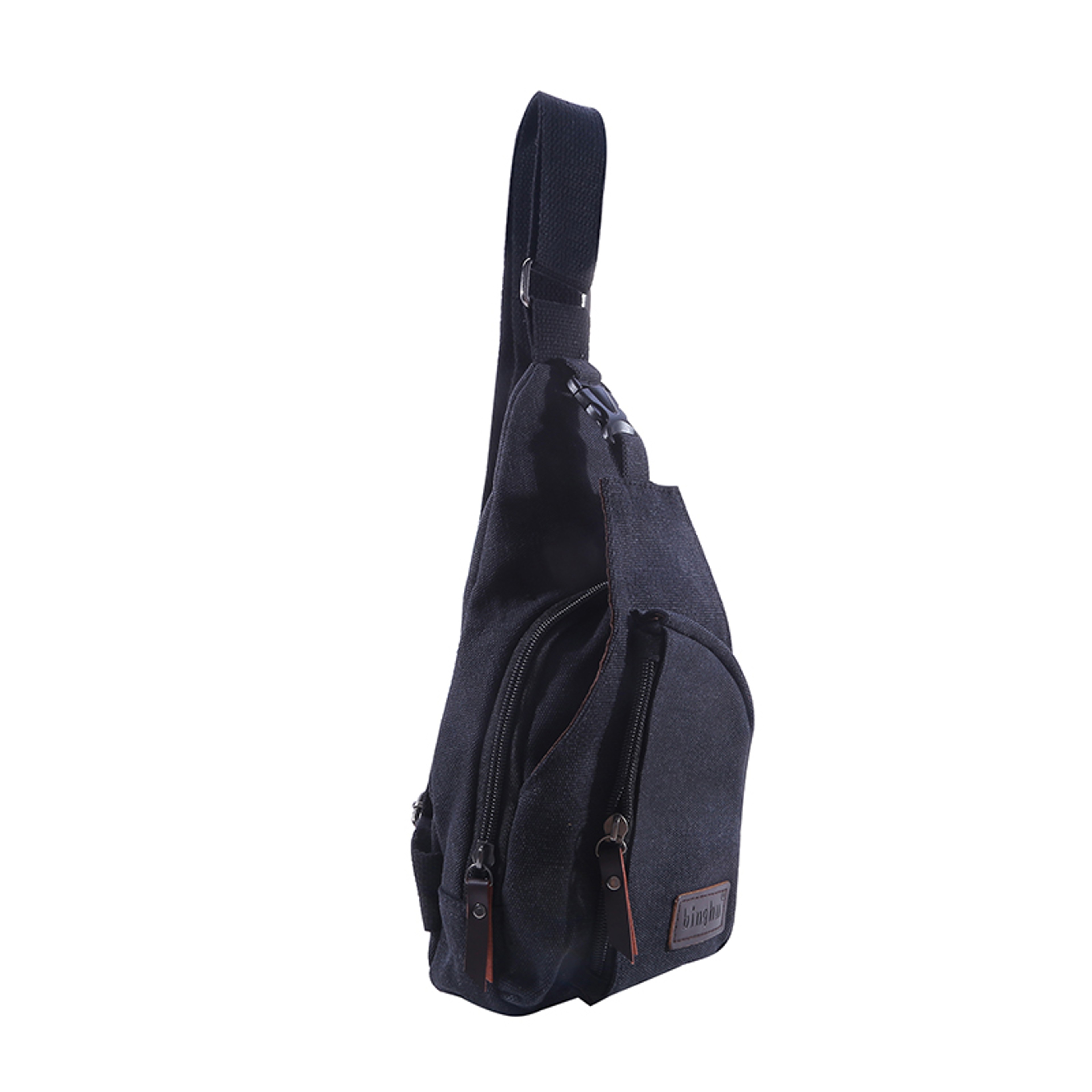 New Mens Vintage Canvas Satchel Shoulder Sling Chest Pack  Multifunctional Outdoor Small Shoulder B
