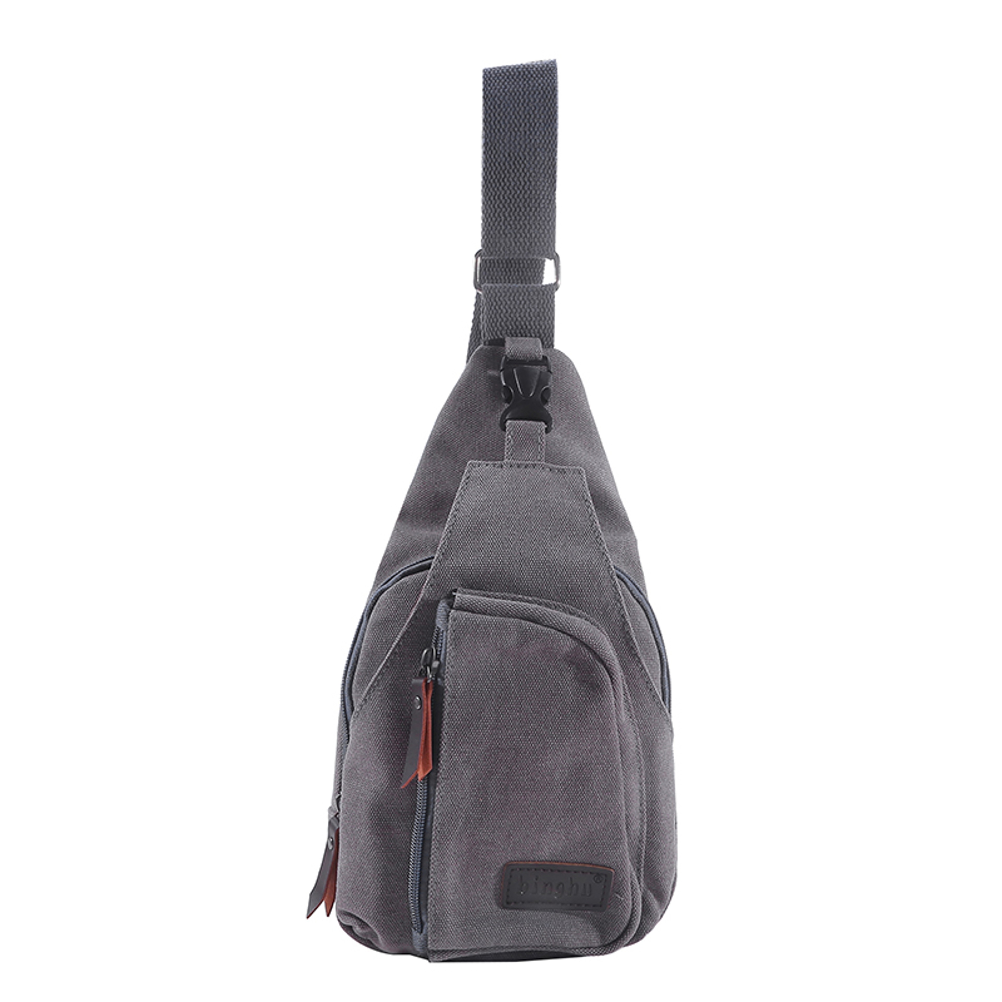 New Mens Vintage Canvas Satchel Shoulder Sling Chest Pack  Multifunctional Outdoor Small Shoulder B
