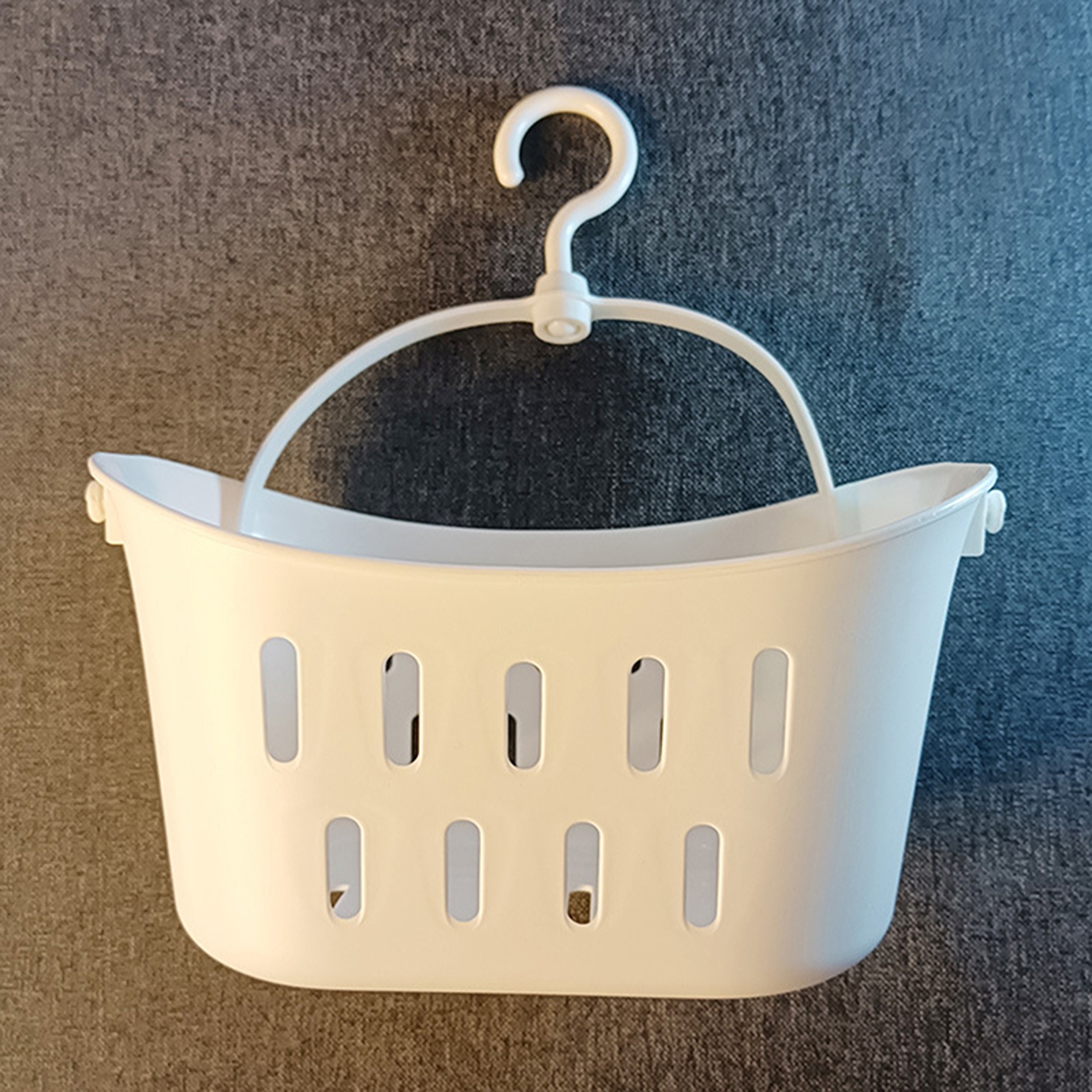 Hanging Bathroom Drain Basket With Rack  Shower Sink Organizer For Kitchen Sundries 0