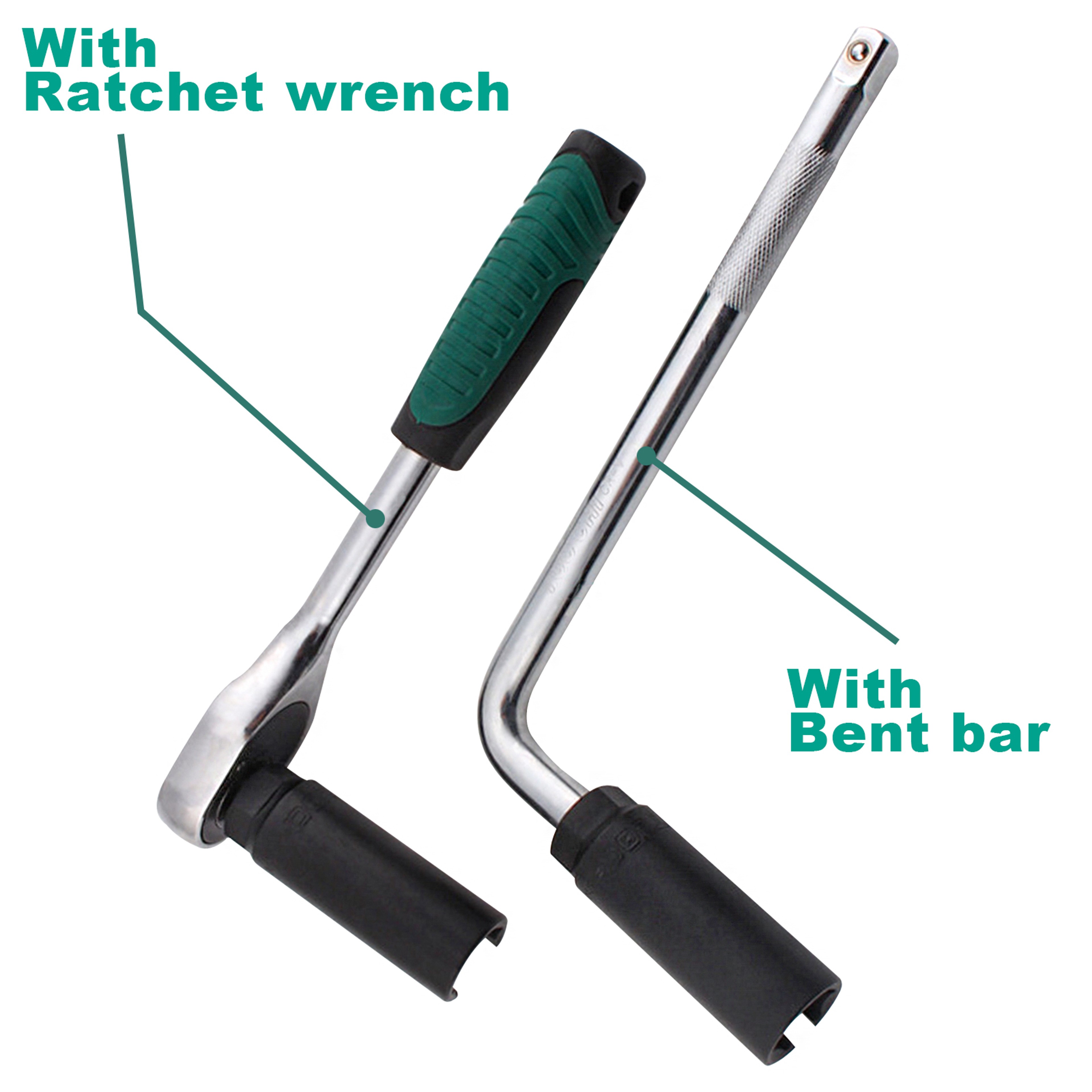 Oxygen Vacuum Lambda Sensor Removal Socket Kit  CRV Steel Car Tool 4