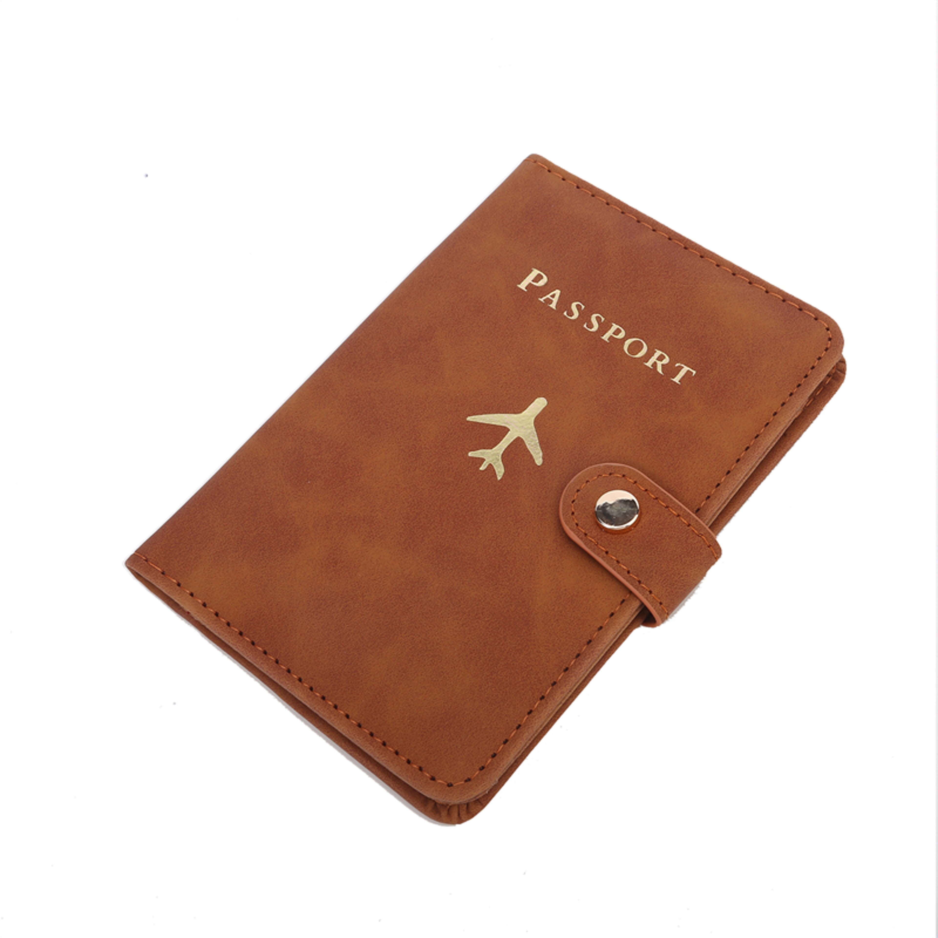 Travel Passport Cover For Men And Women  PU Leather Wallet With Card Slots 7
