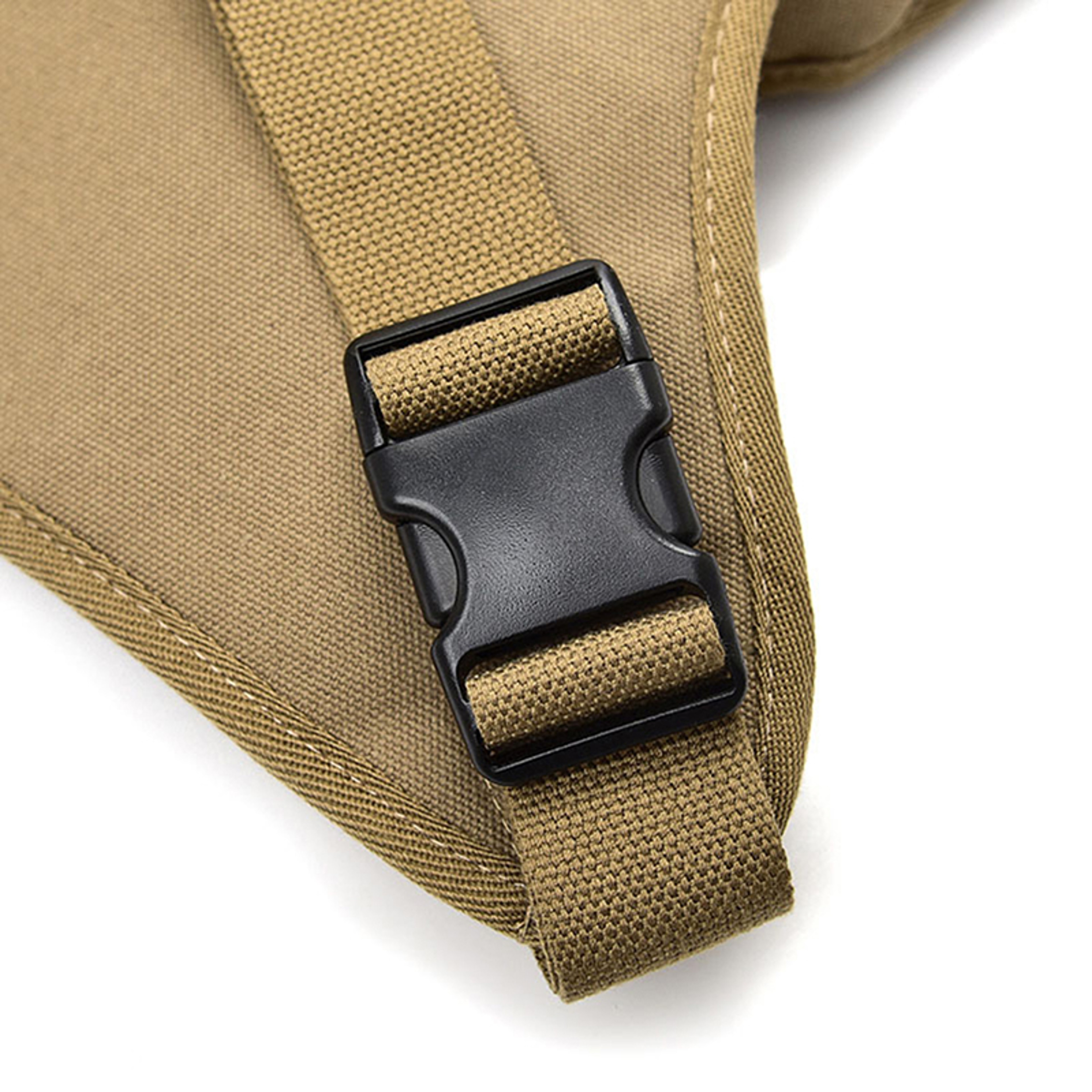 HighQuality Canvas Mens Drop Waist Fanny Pack  Durable Belt Bag For Bicycle  Motorcycle Use Work An 2