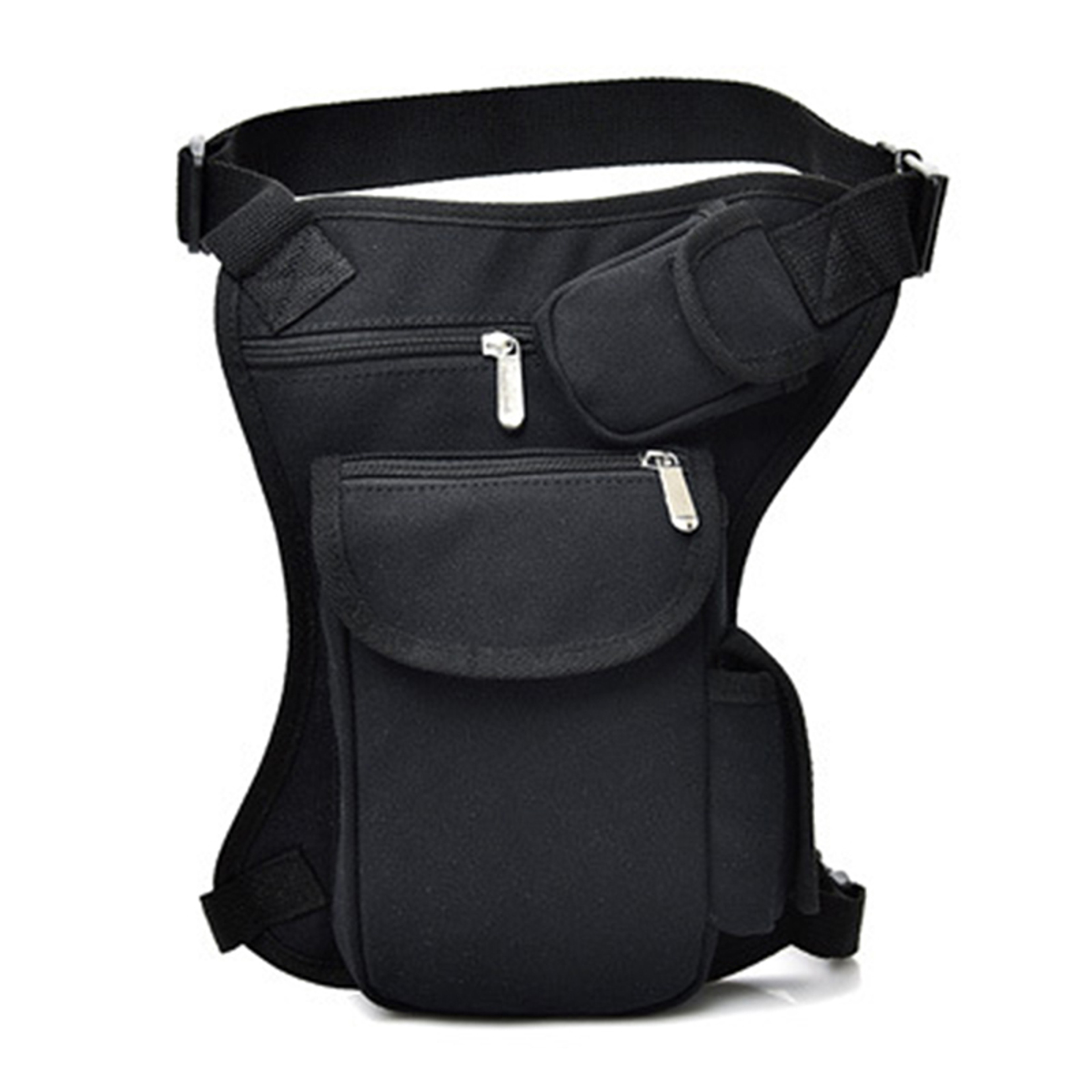 HighQuality Canvas Mens Drop Waist Fanny Pack  Durable Belt Bag For Bicycle  Motorcycle Use Work An 5