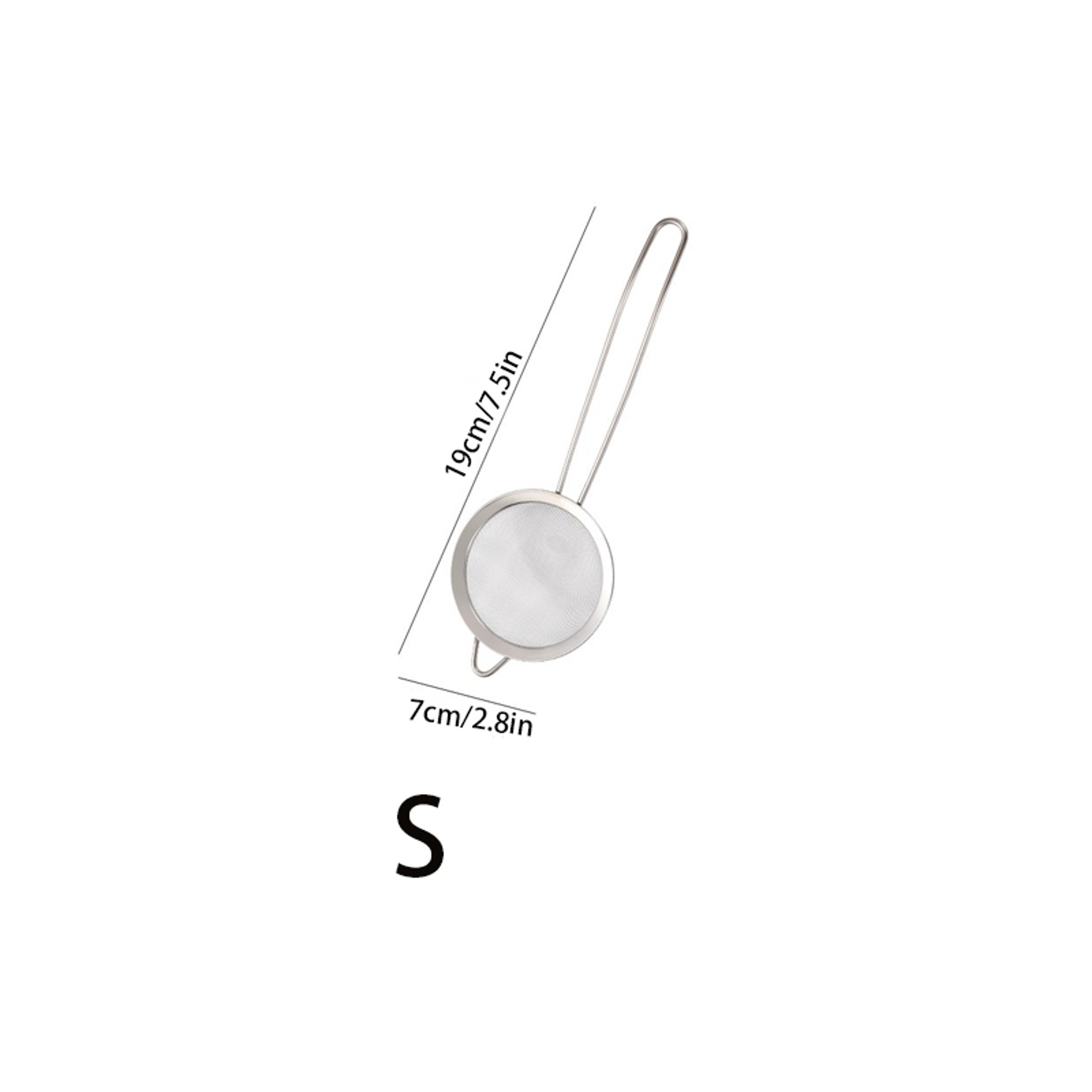 Premium Stainless Steel Fine Mesh Strainer With Hook Perfect Colander For Juice Soy Milk  More 5