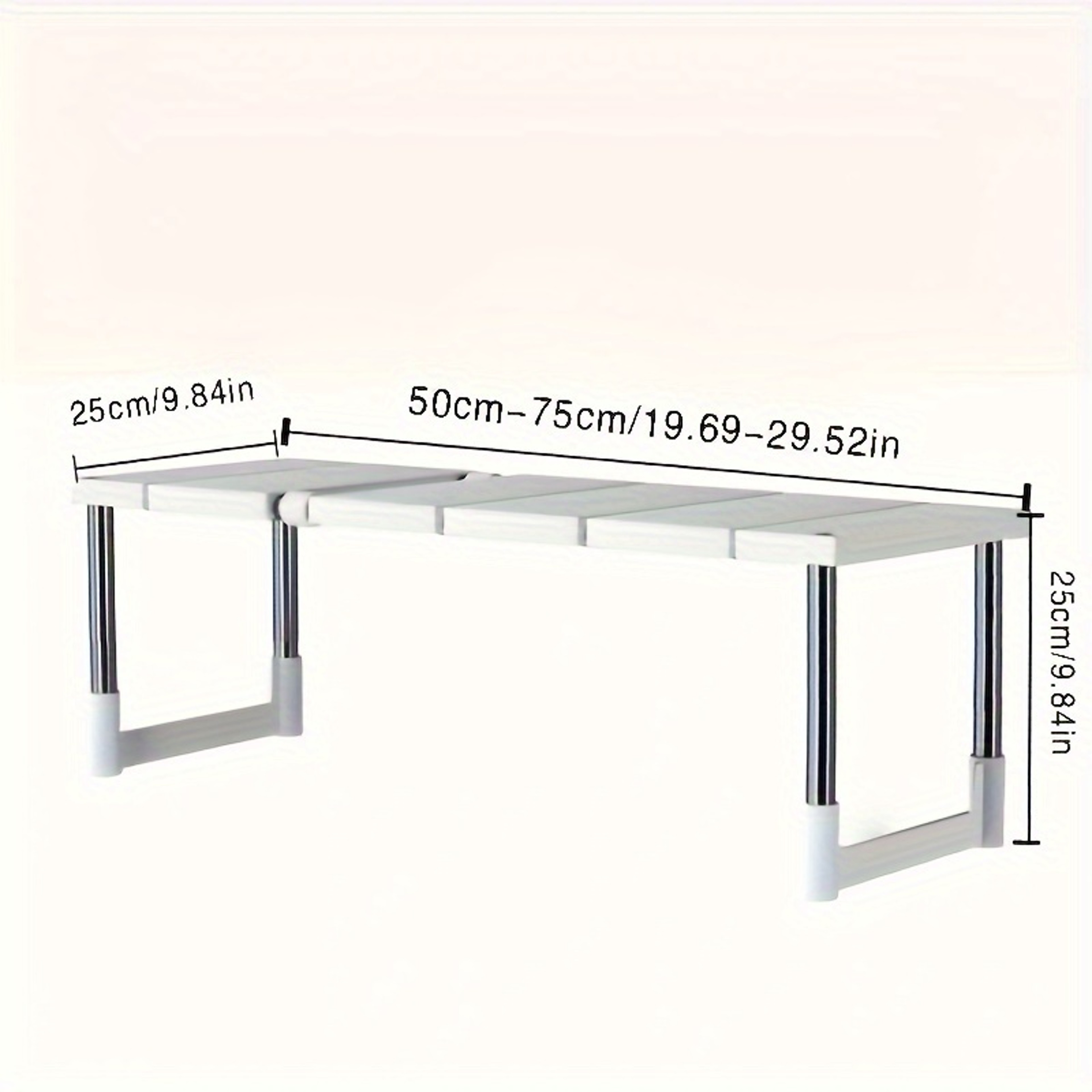 Expandable Adjustable Under Sink Storage Rack  SpaceSaving Kitchen  Bathroom Cabinet Organizer 4