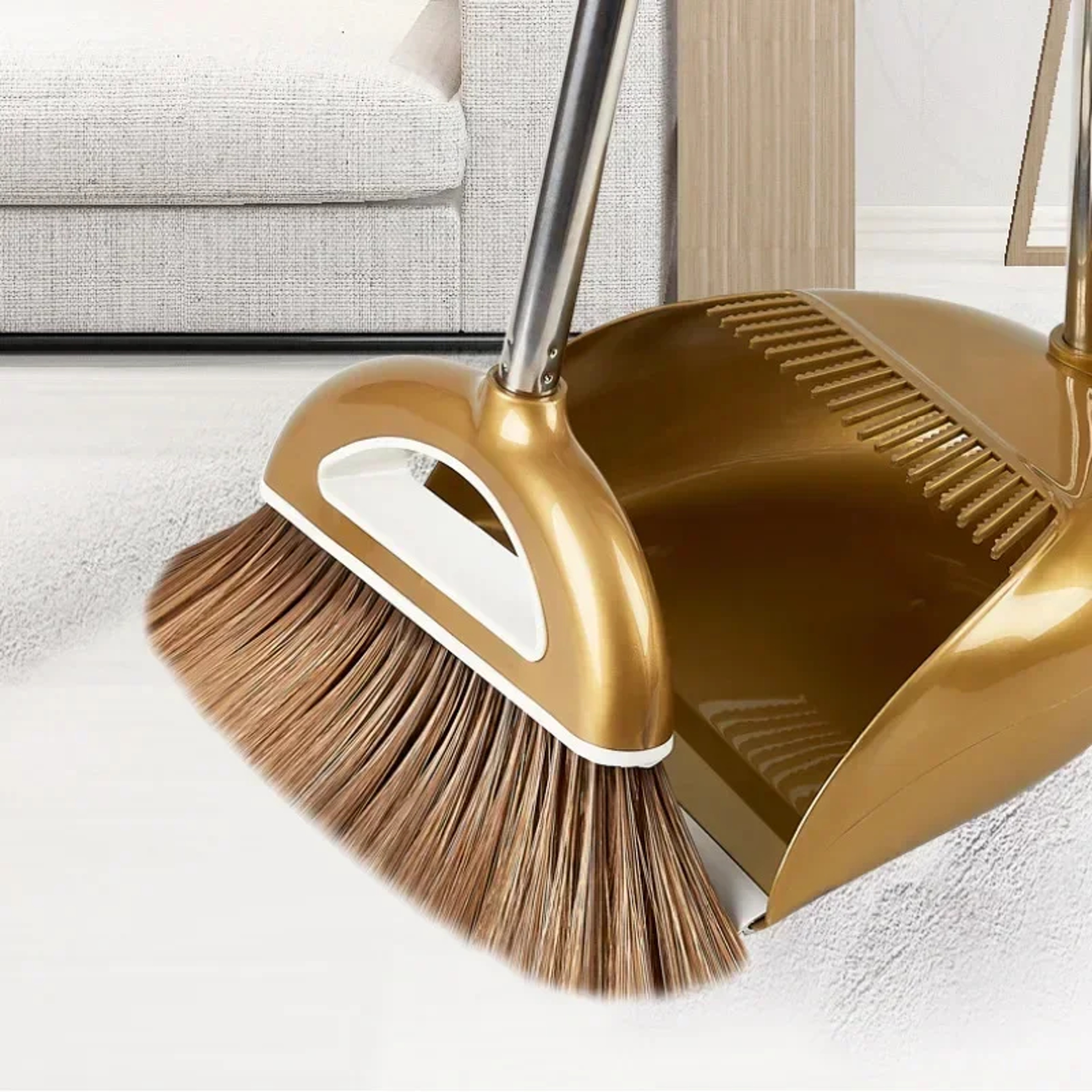 Magic Broom And Dustpan Set  Multifunctional Sweeper Wiper For Home Floors 1