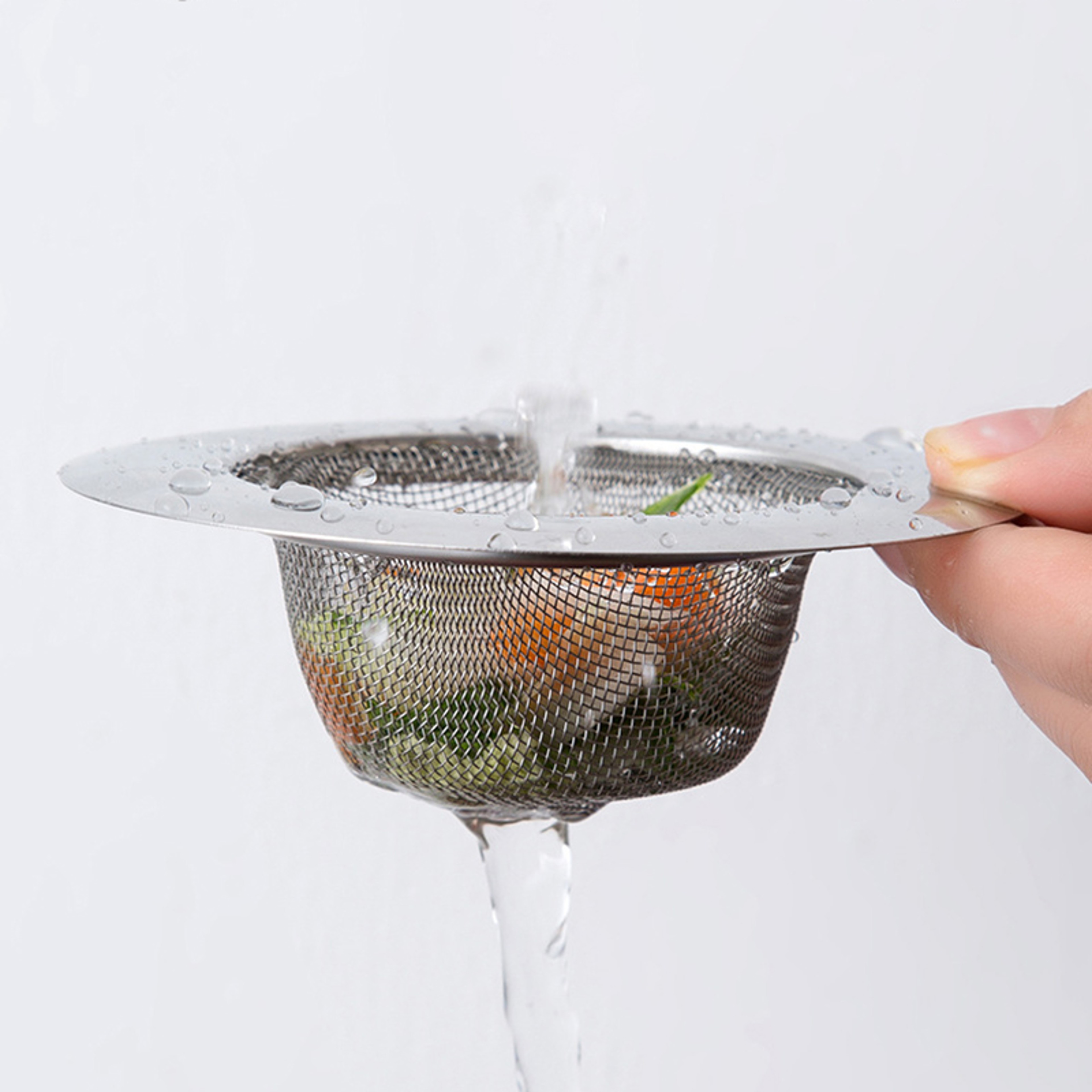 Stainless Steel Kitchen Sink Strainer  Durable Drain Food Catcher For Home Kitchens 2