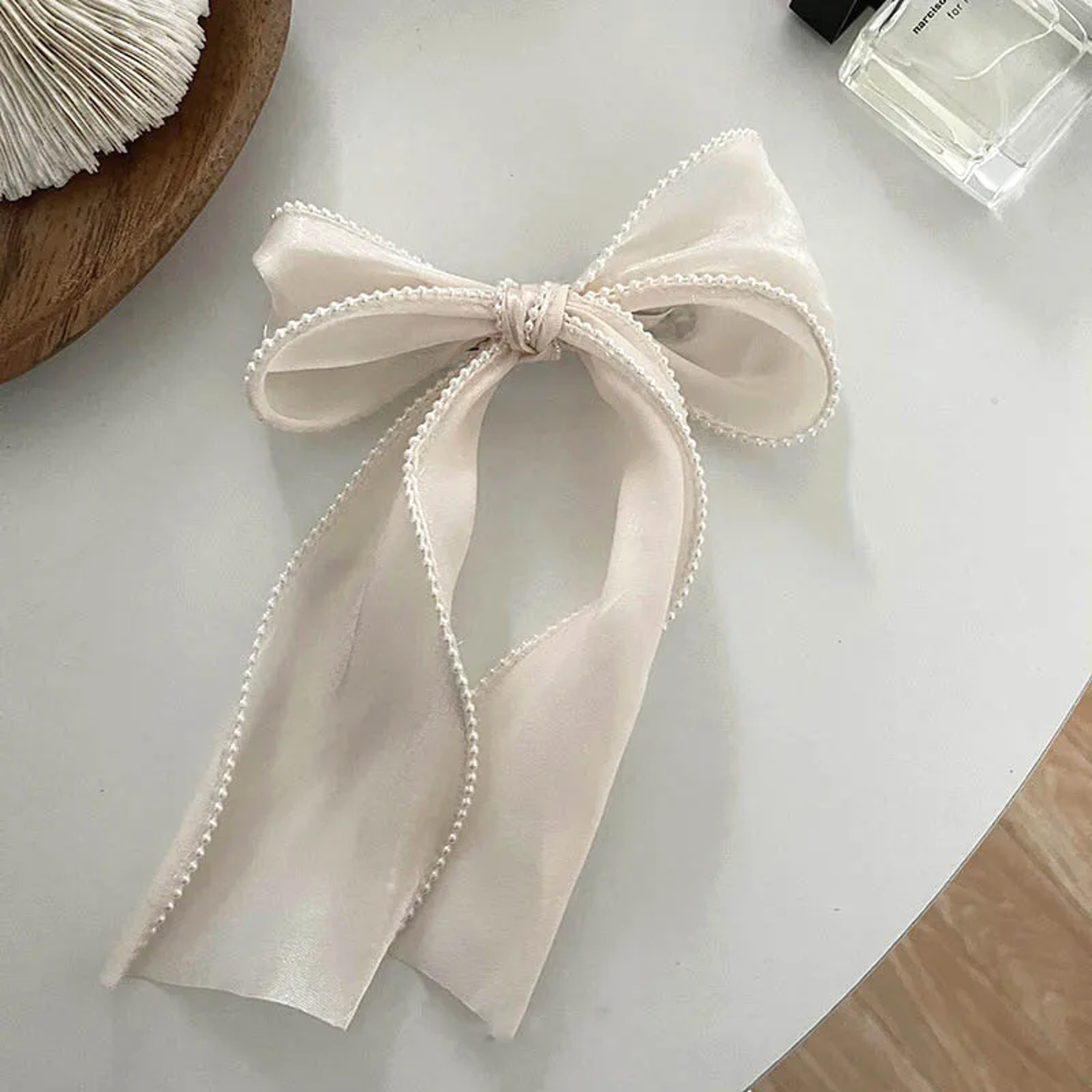 Cute Bow Hair Clip For Women  Solid Color Ponytail Clip Stylish Hairpin Barrettes Perfect Gift For  5