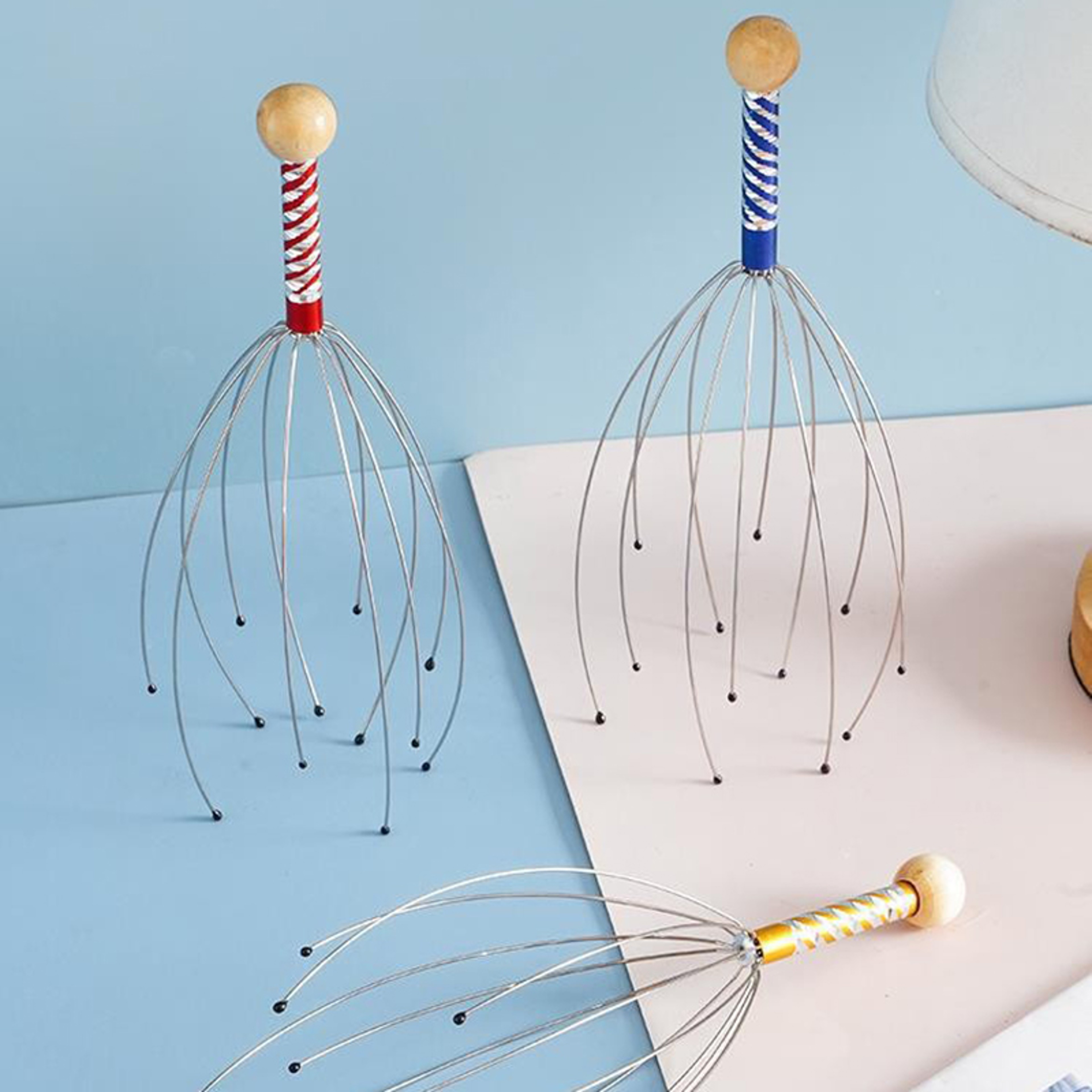 Head Massager For Relaxation And Scalp Health  Octopus Design NonSoul Extractor Tool For Hair Growt 3