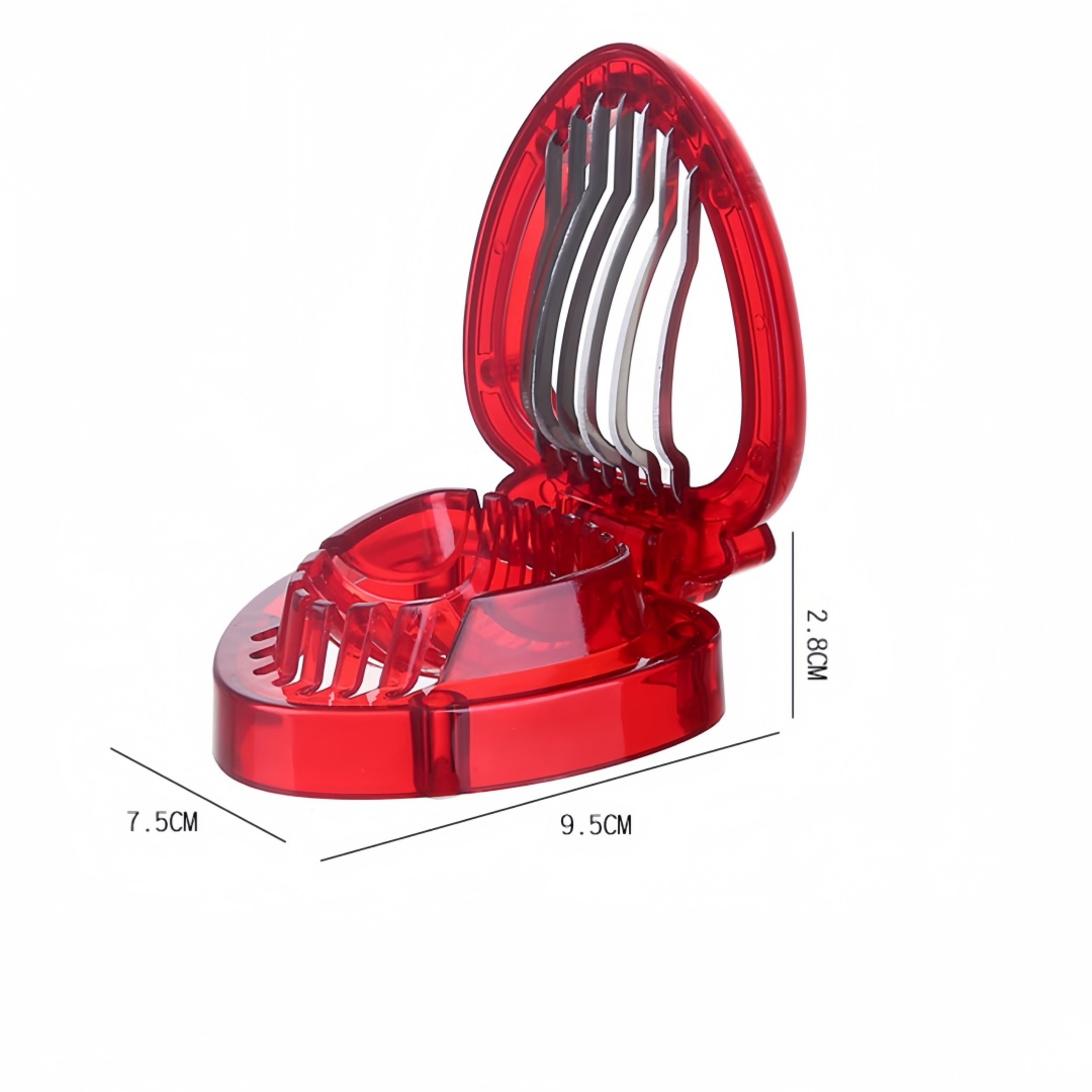 Strawberry Slicer Cutter  Stainless Steel Sharp Blade Tool For Decorating Desserts Cakes And Homema 4