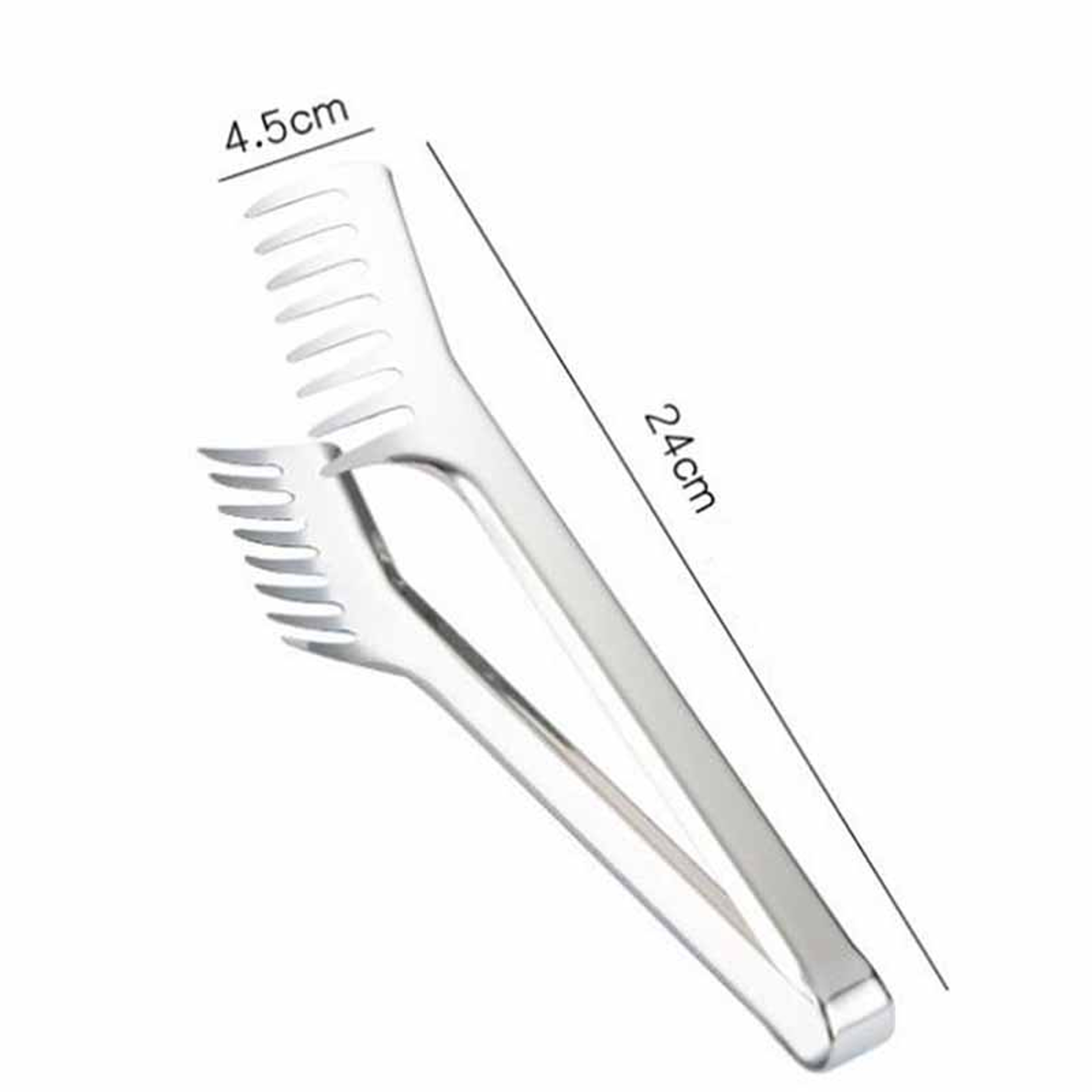 Multifunctional Stainless Steel Food Clip  BBQ Tongs  Pasta Fork For Kitchen  Barbecue Use 3