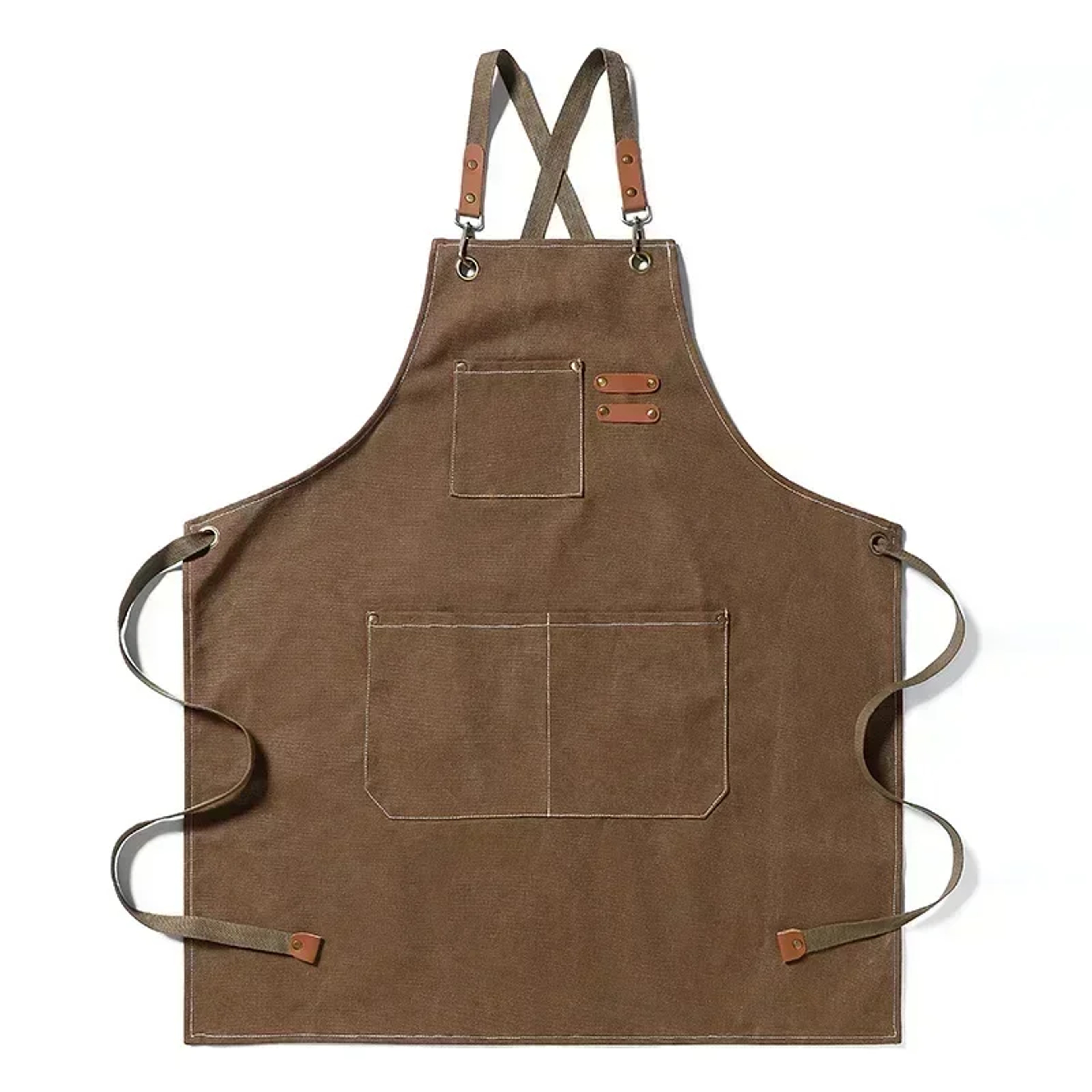 Fashionable Canvas Apron For Men  Women  Perfect For Chefs Grills Restaurants Bars Cafes  Beauty St 7