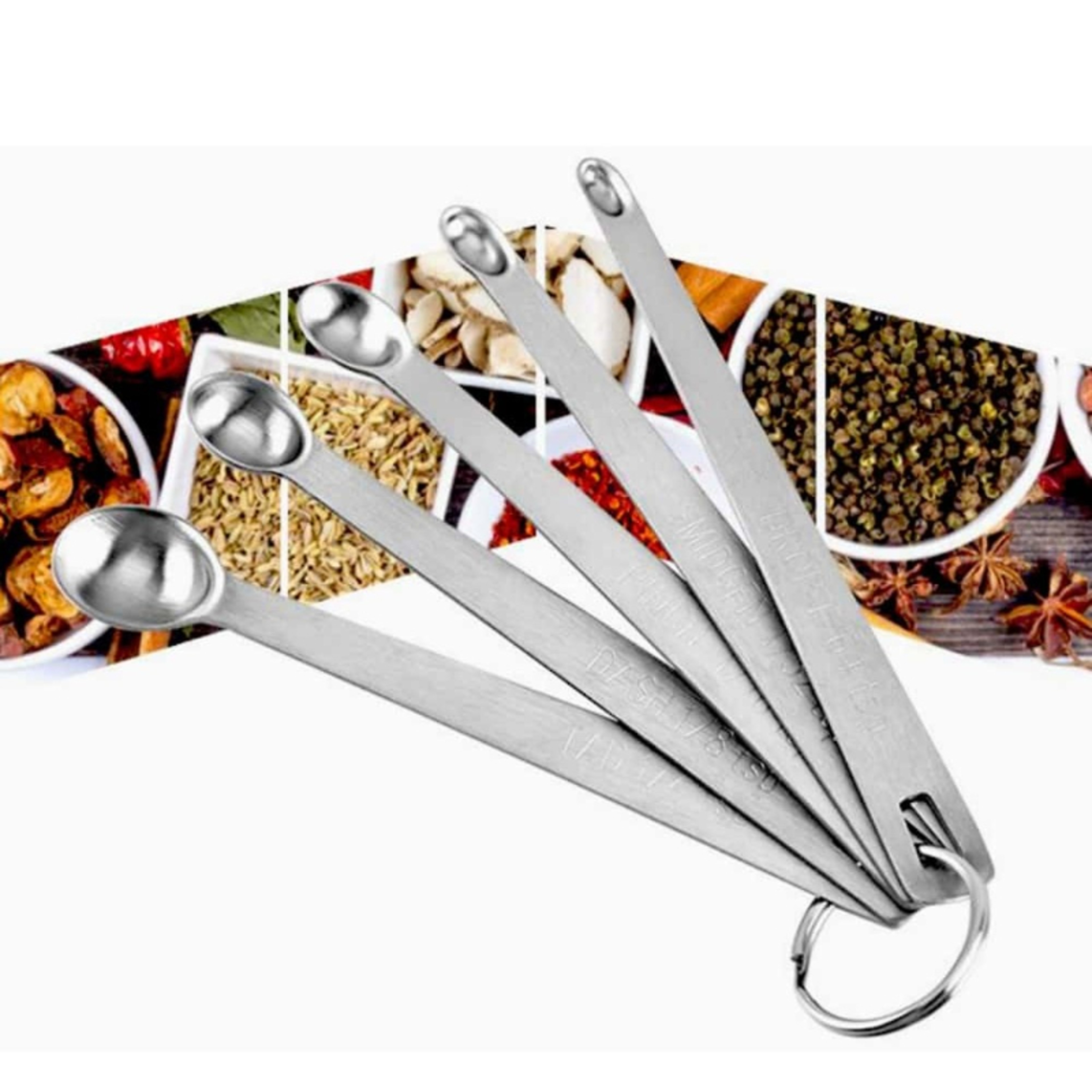 Mini Stainless Steel Measuring Spoon Set For Baking And Cooking  Versatile Spoon Set For Tea Coffee 1