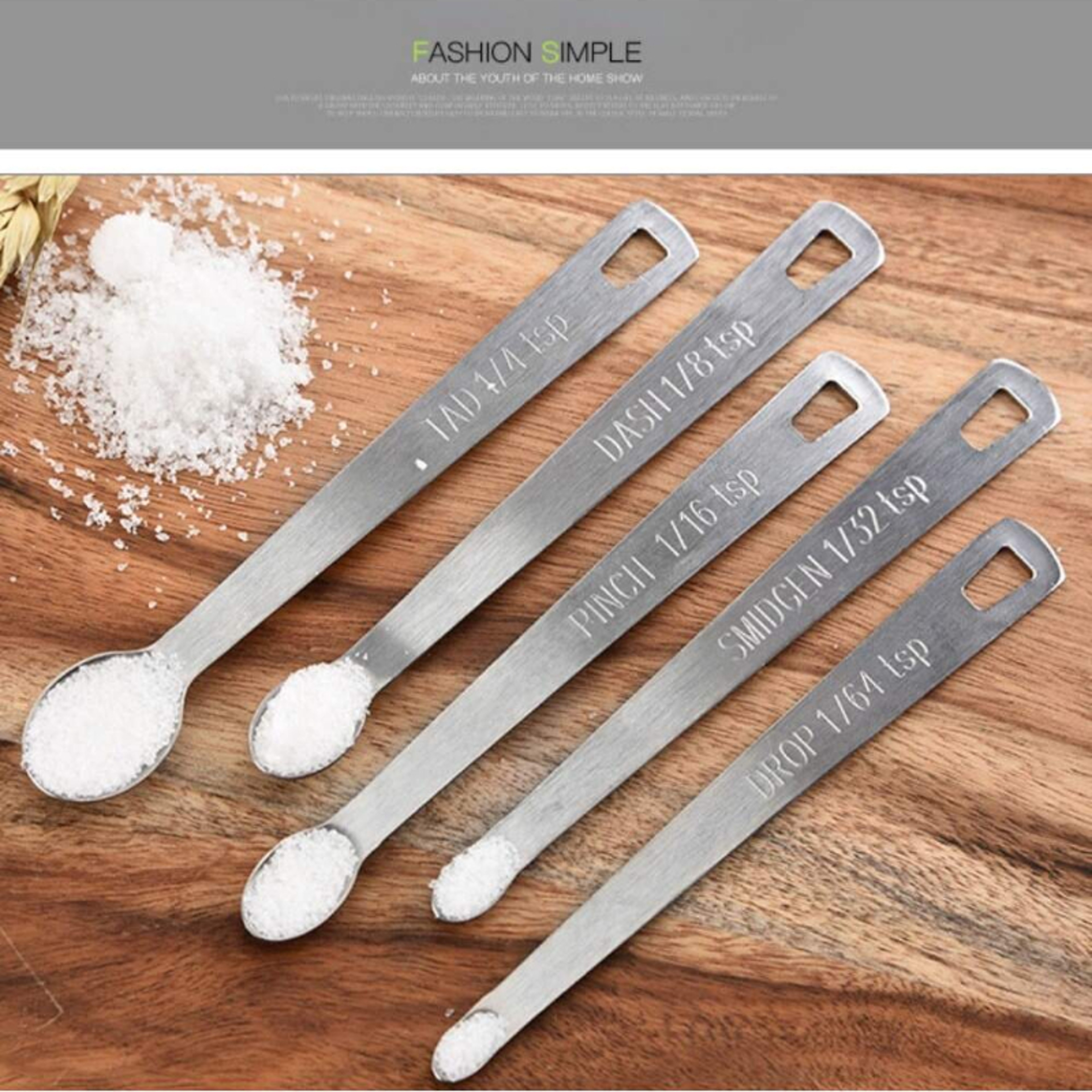 Mini Stainless Steel Measuring Spoon Set For Baking And Cooking  Versatile Spoon Set For Tea Coffee 3