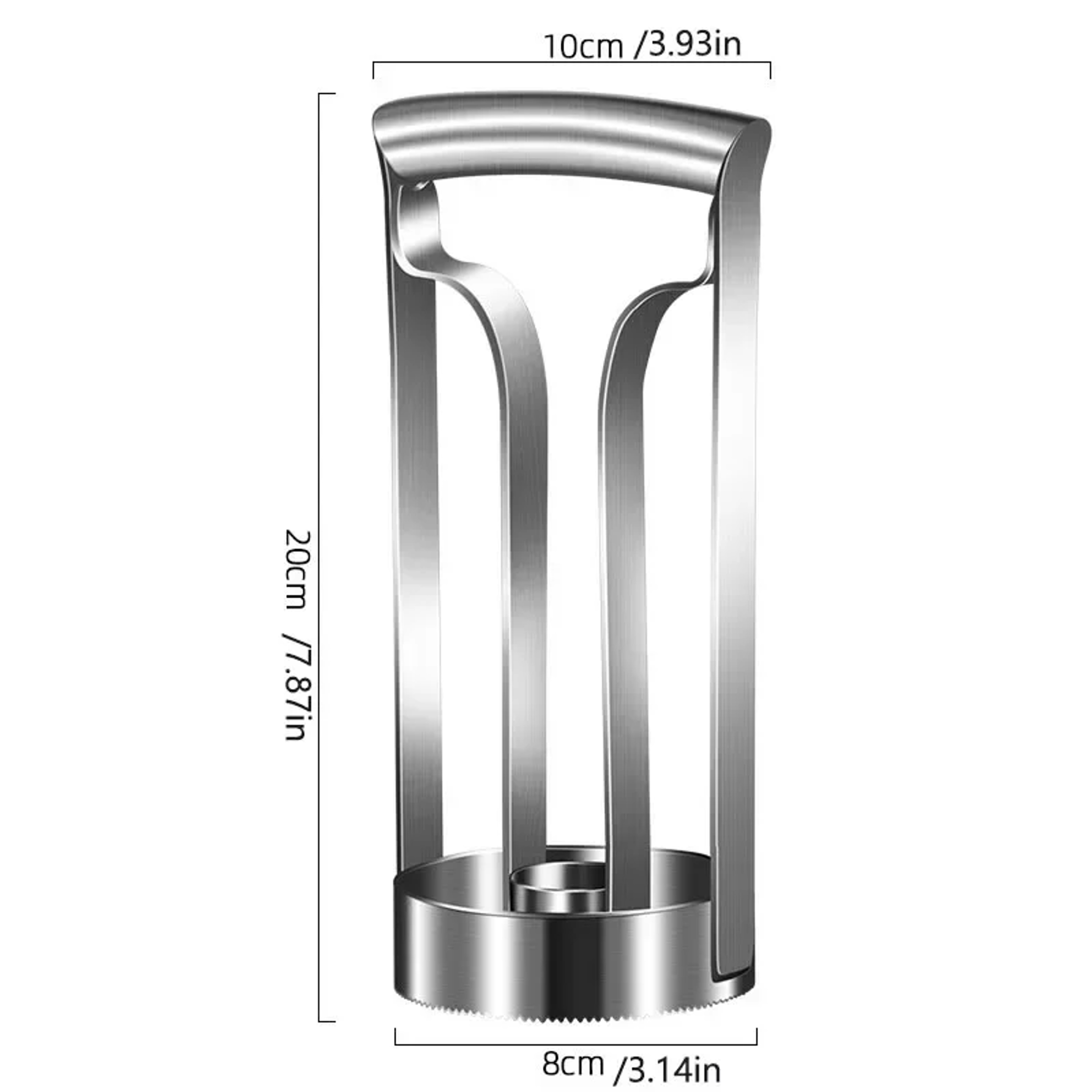 Stainless Steel Pineapple Peeler  Effortless Pineapple Cutting Tool 4