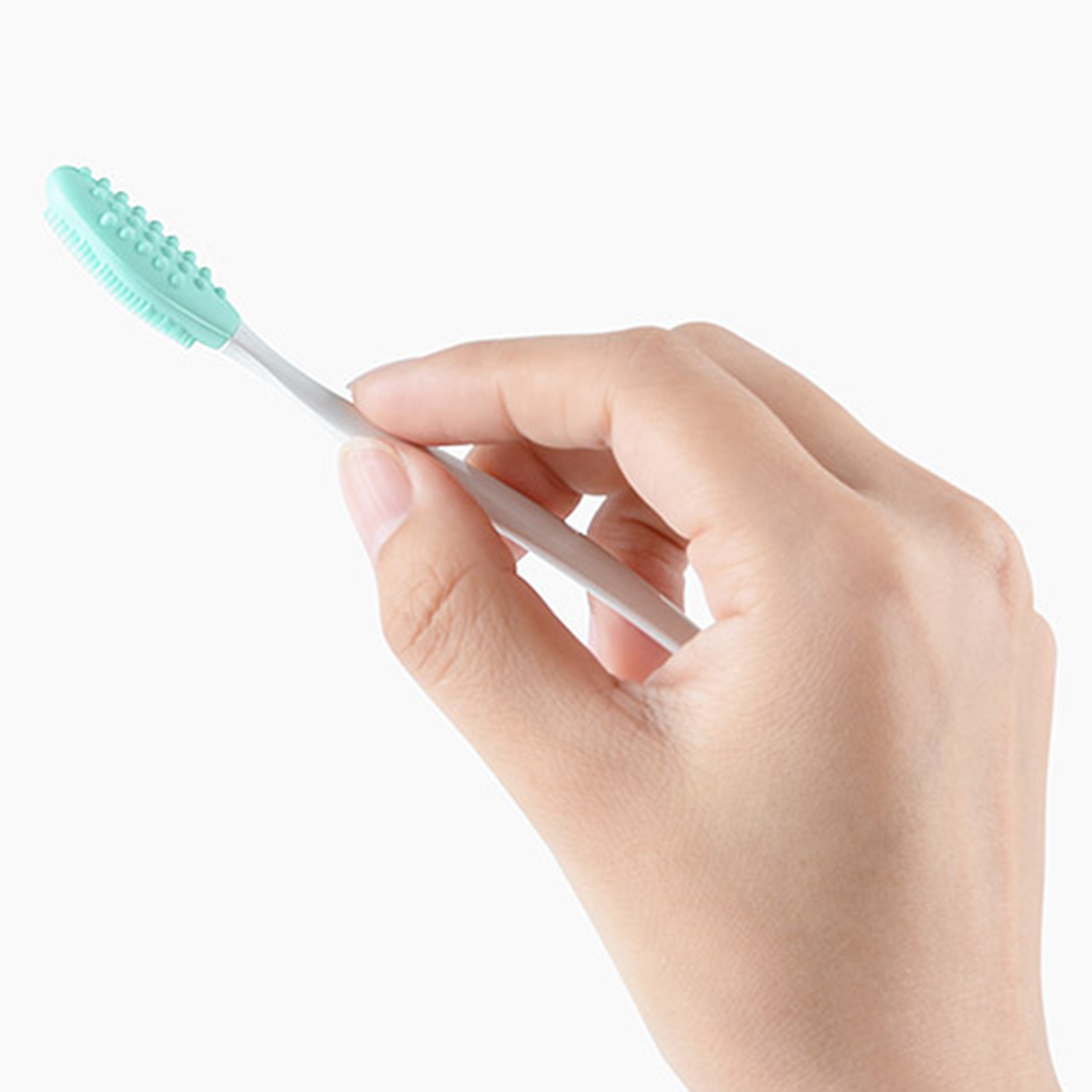 Silicone Face Brush For Exfoliating  Blackhead Removal With Replacement Head 4