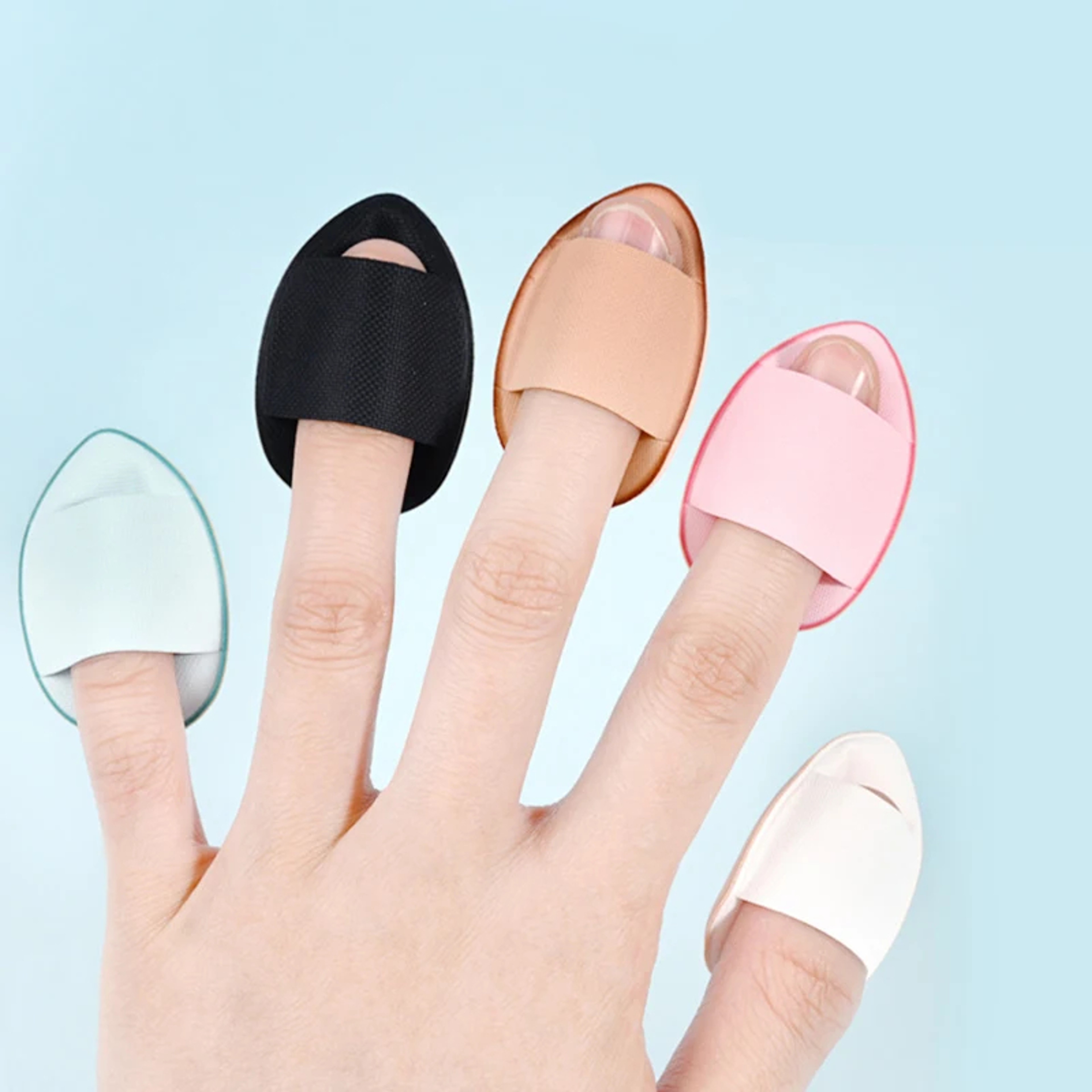 Mini Finger Puff Foundation Applicator For BB Cream  Concealer 0