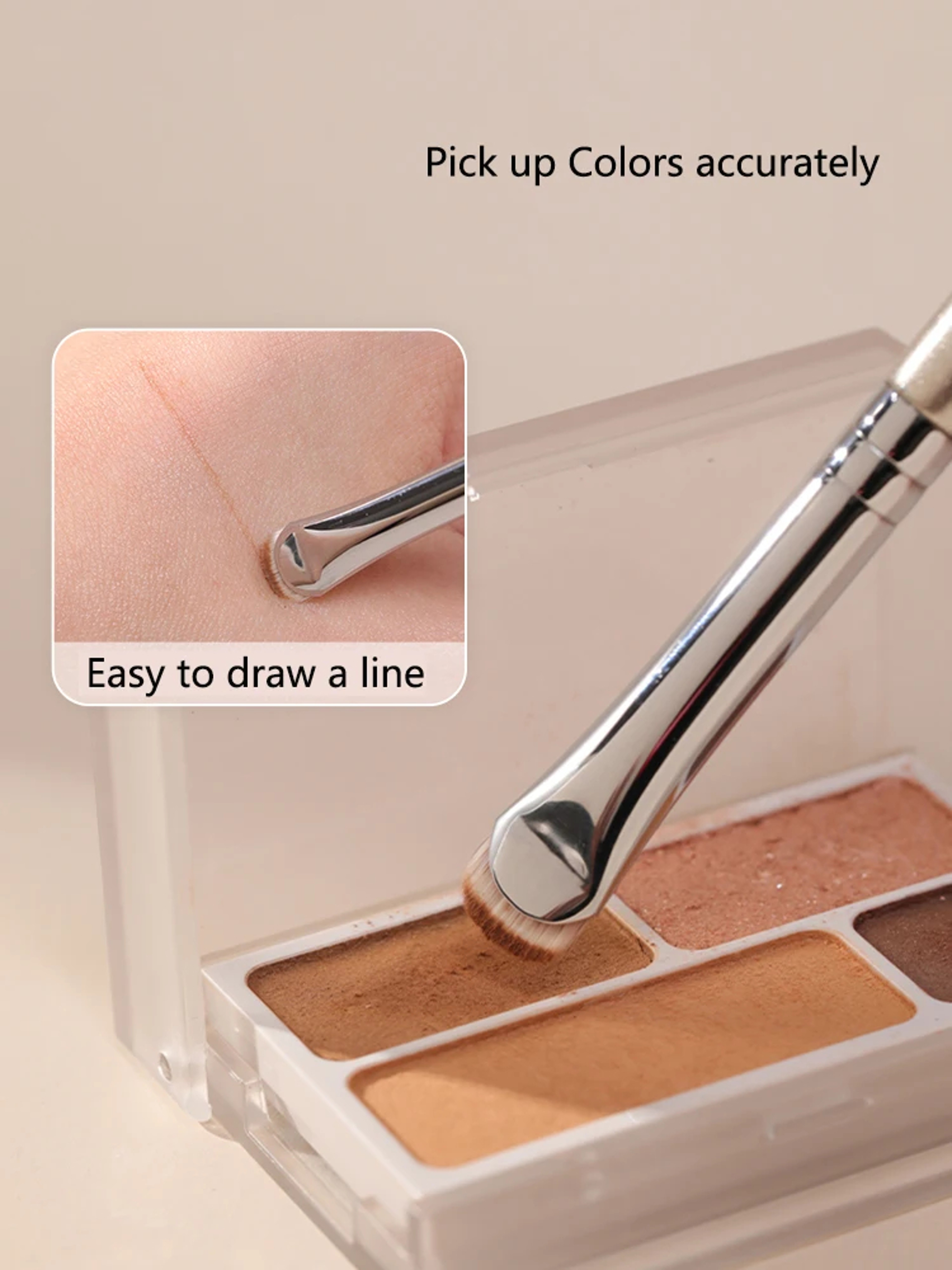 Precision Curved Eyeliner Brush For Sharp And Defined Liner  Ideal For Aegyo Sal And Small Eye Make 2