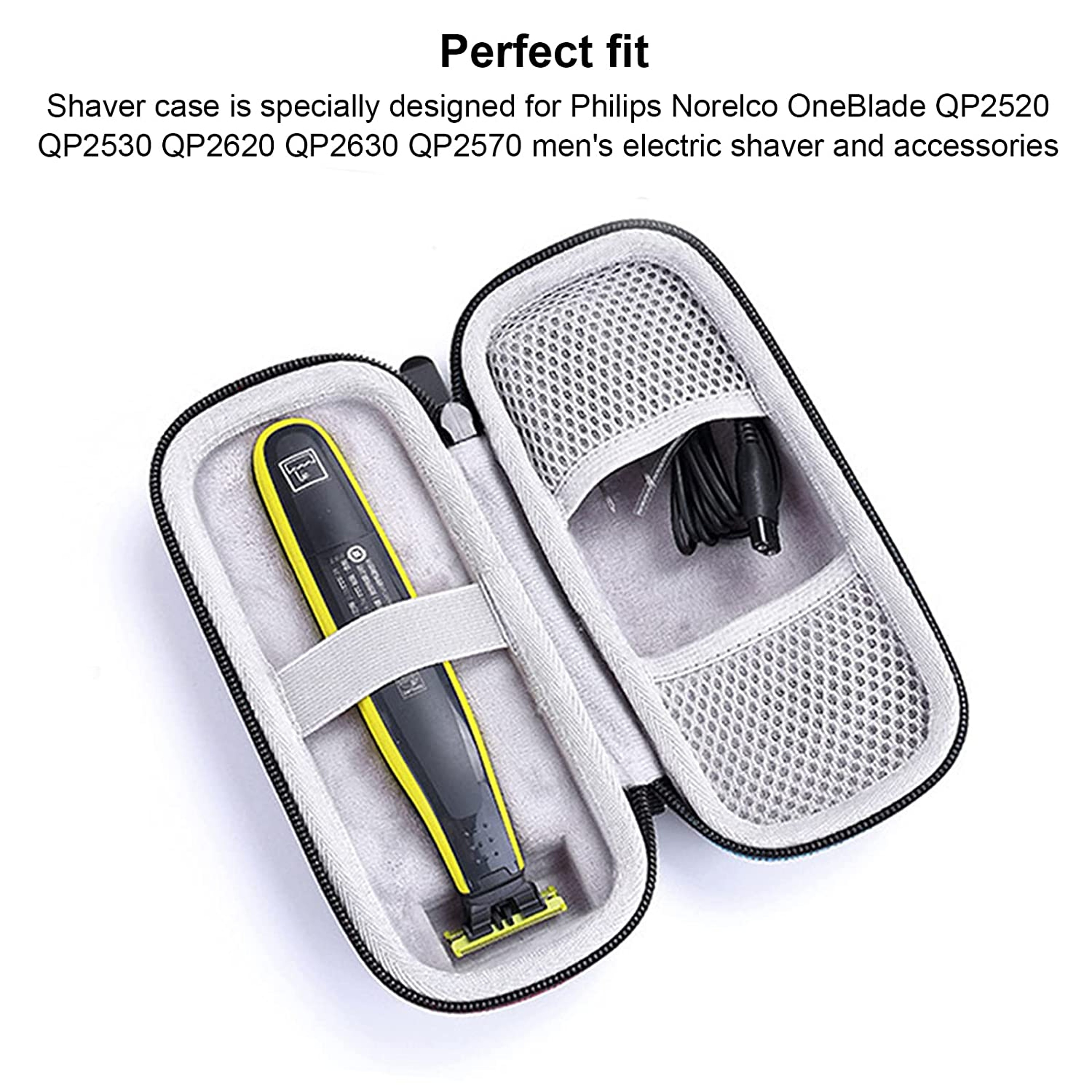 EVA Protective Shaver Storage Case For Philips OneBlade  Portable Shaver Organizer 2